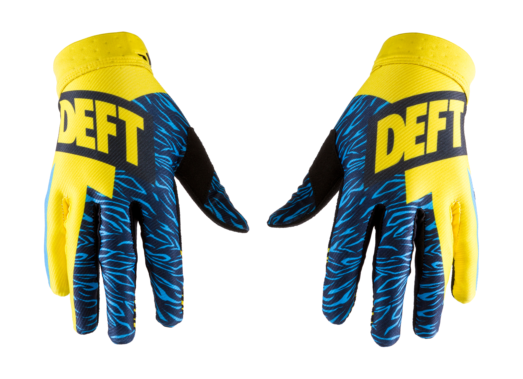 Deft Family Crosshandschoenen CATALYST Evident - Blauw / Geel