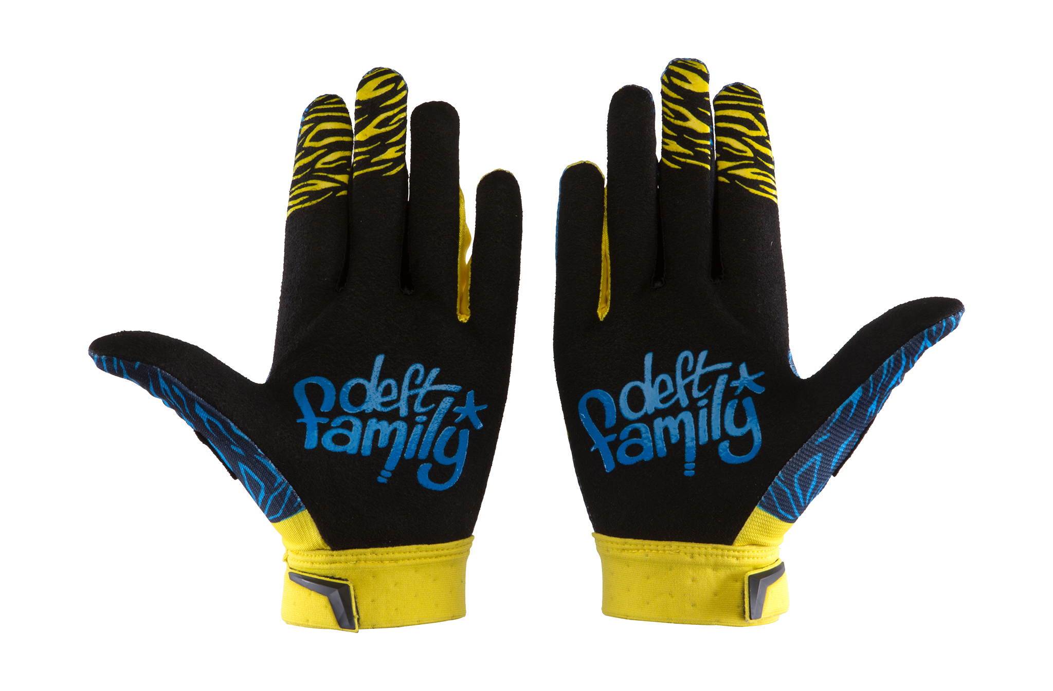 Deft Family Crosshandschoenen CATALYST Evident - Blauw / Geel
