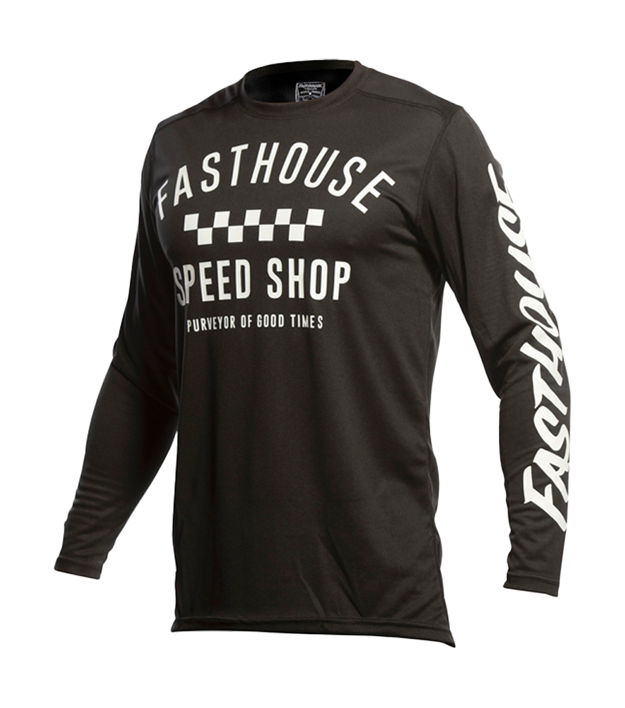 Fasthouse Cross Shirt Carbon - Zwart
