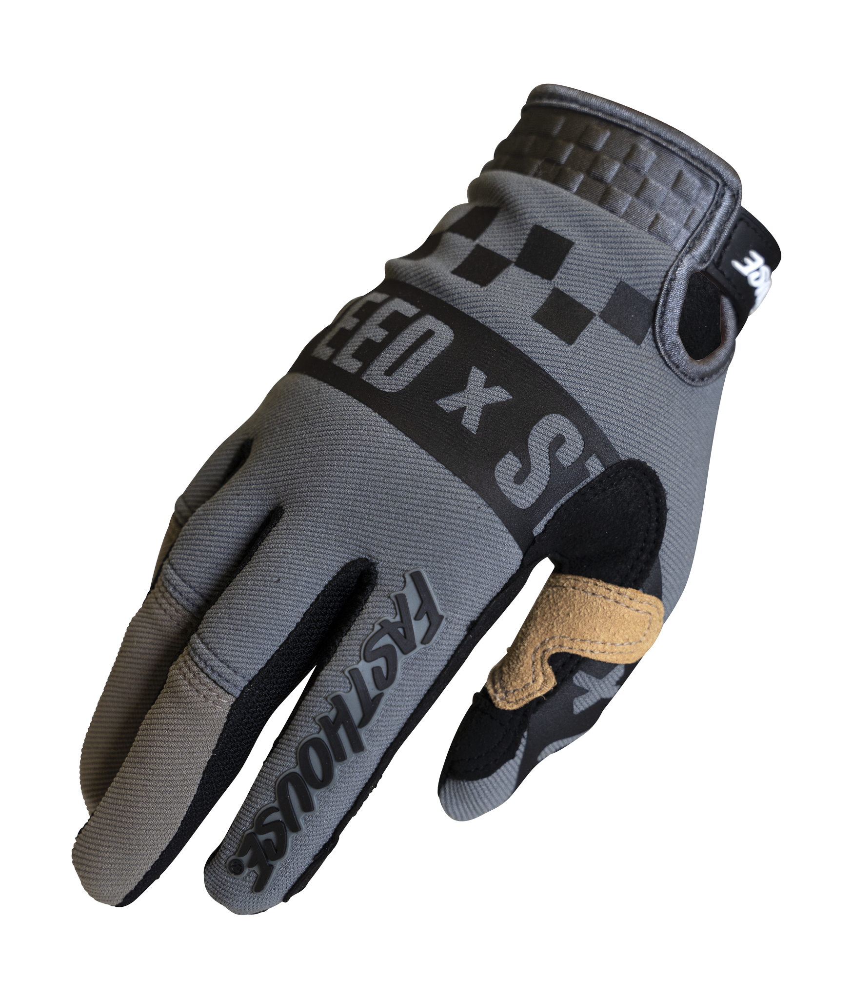 Fasthouse Crosshandschoenen Speed Style Domingo - Zwart / Moss