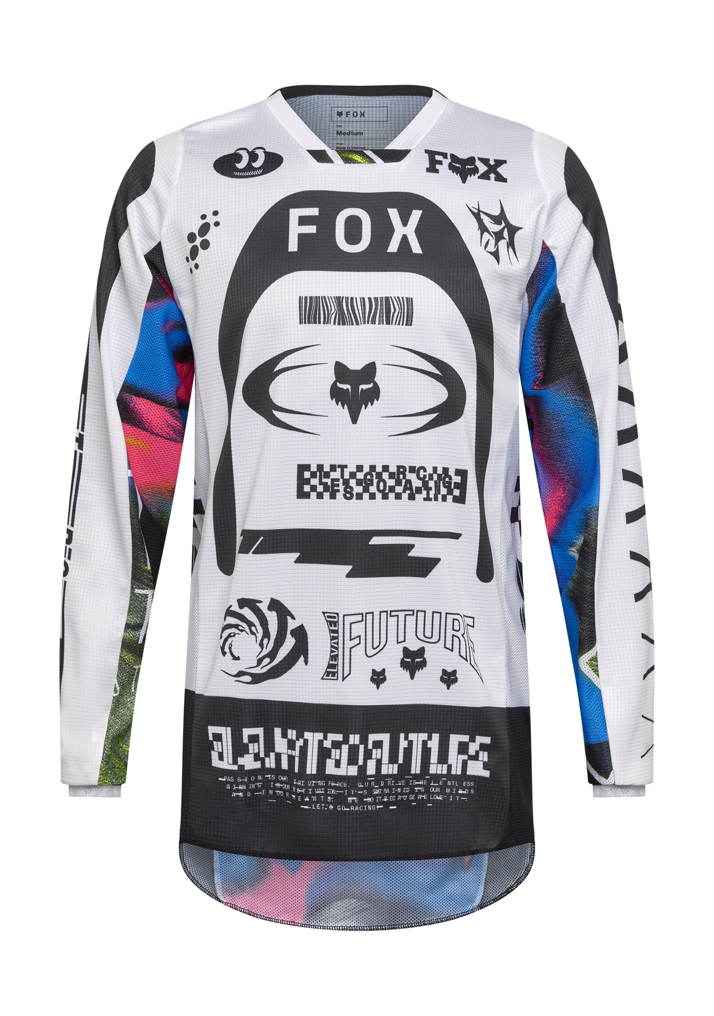 Fox Crosskleding 2026 180 Image Cosmo - Wit / Zwart