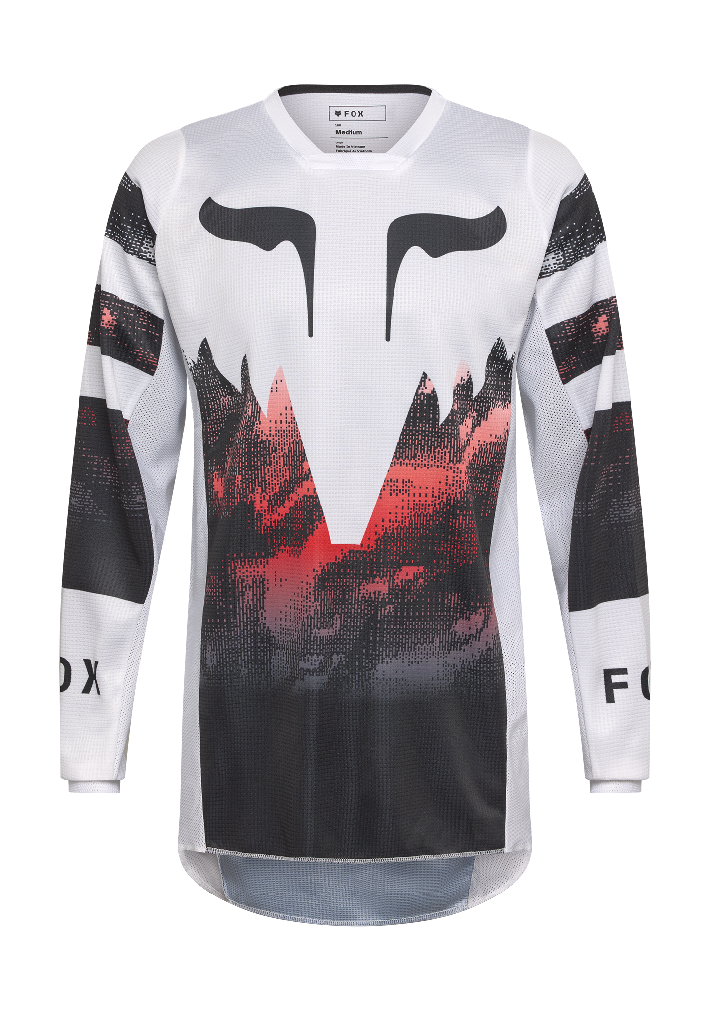 Fox Crosskleding 2026 180 Kairos - Wit / Fluo Rood