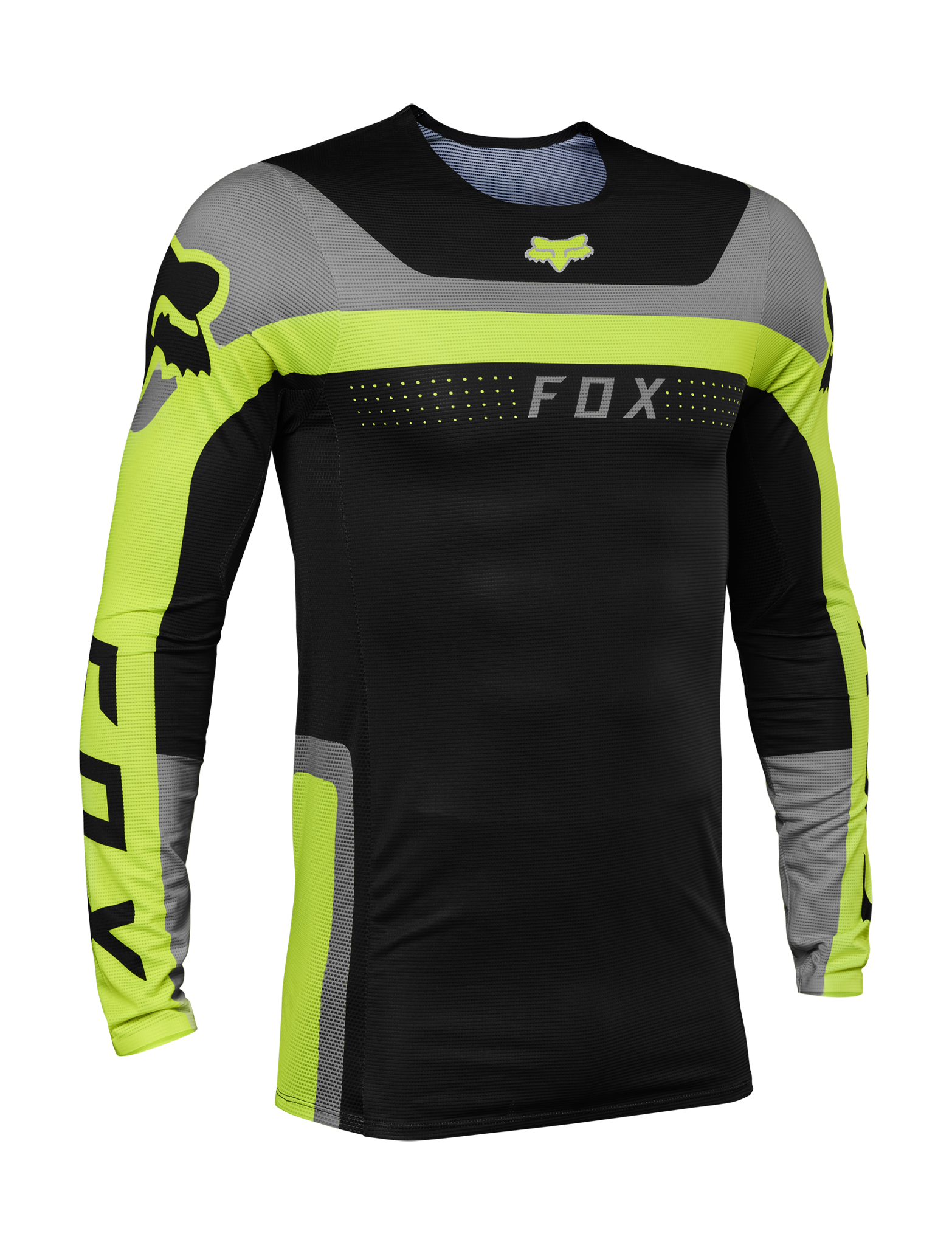 Fox Cross Shirt Flexair Efekt - Fluo Geel