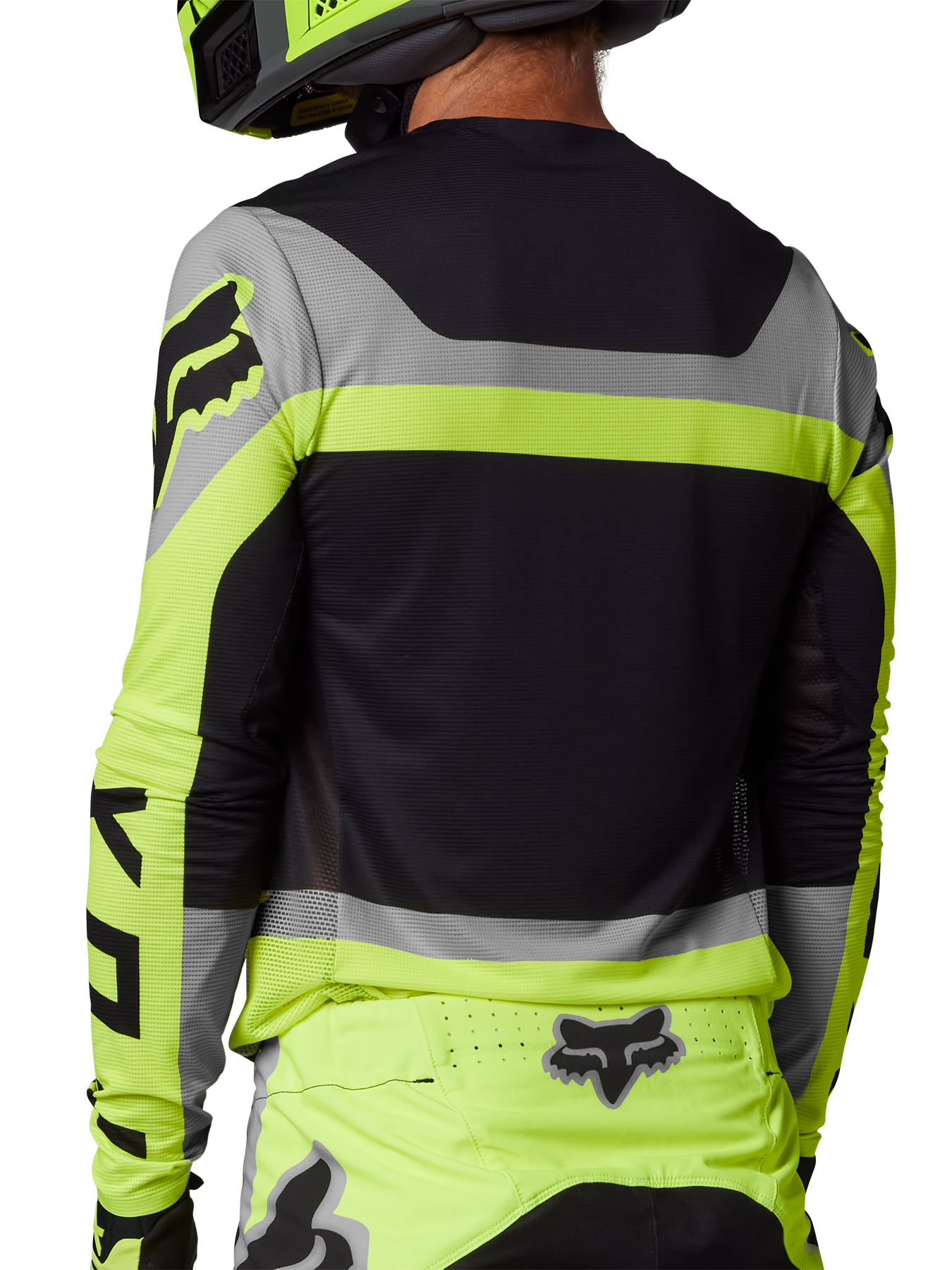 Fox Cross Shirt Flexair Efekt - Fluo Geel