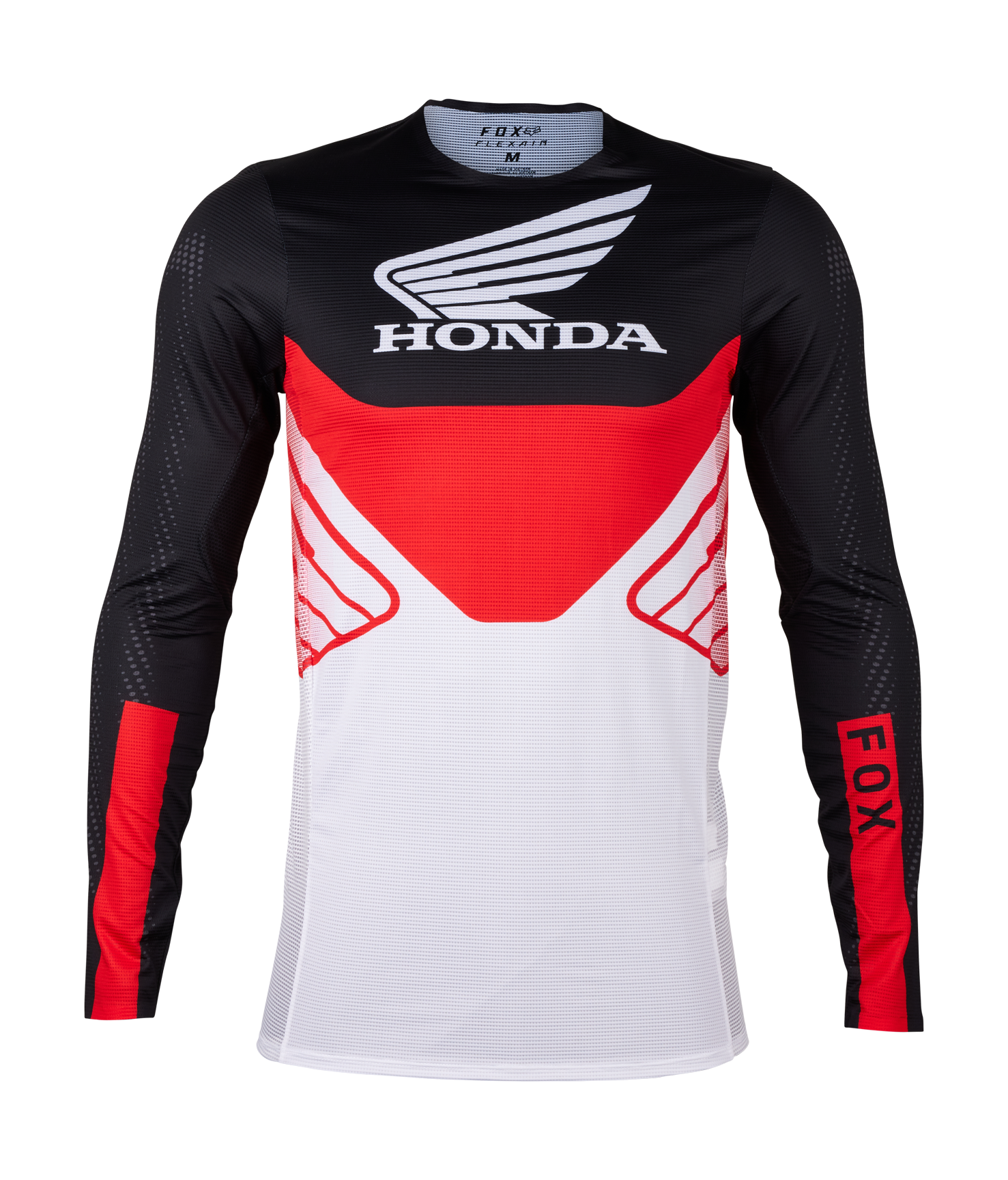Fox Cross Shirt Flexair Honda - Zwart / Wit