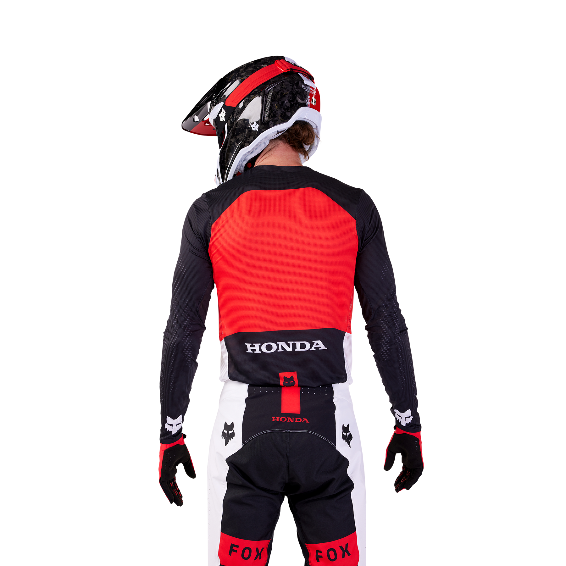 Fox Cross Shirt Flexair Honda - Zwart / Wit