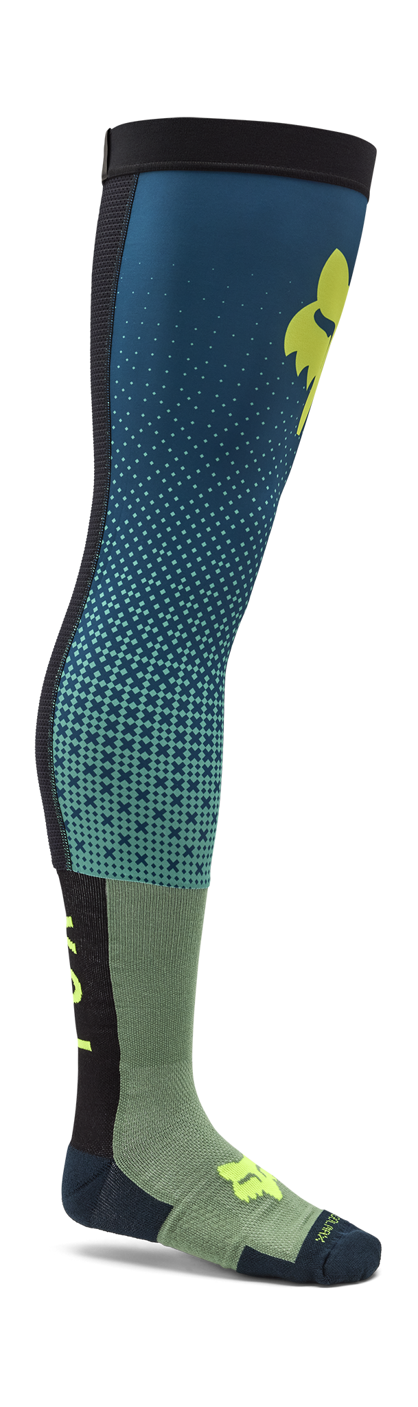 Fox Cross Sokken Lang Kniebrace Flexair Fracture - Spearmint