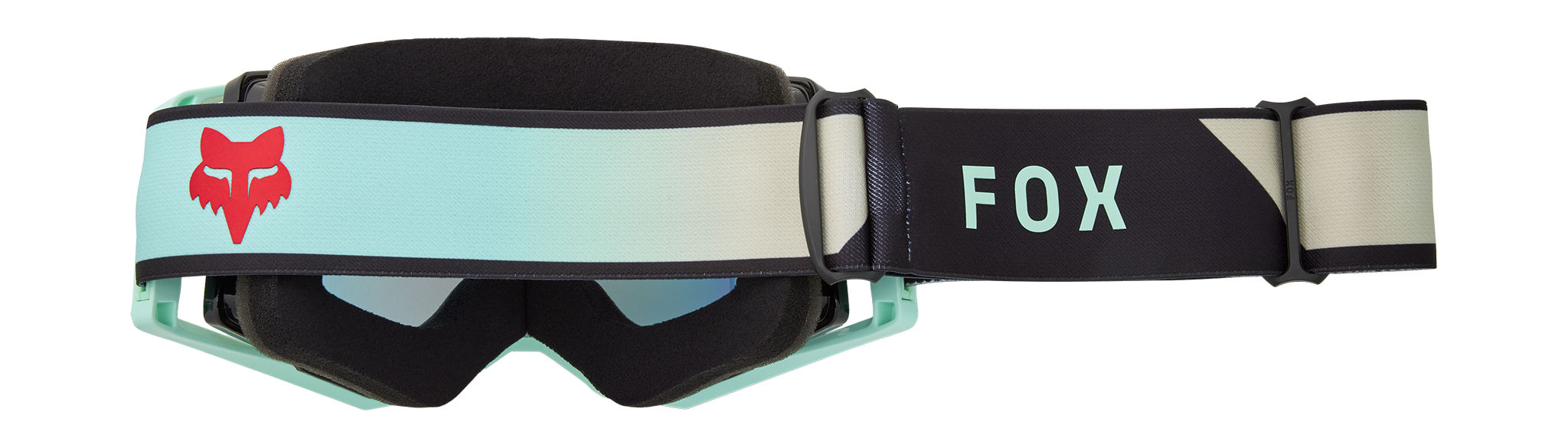 Fox Crossbril Airspace II Drip - Turquoise - Rood Spark Lens