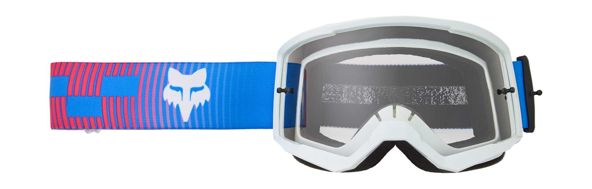 Fox Crossbril Main II Collect - Blauw / Roze - Clear Lens