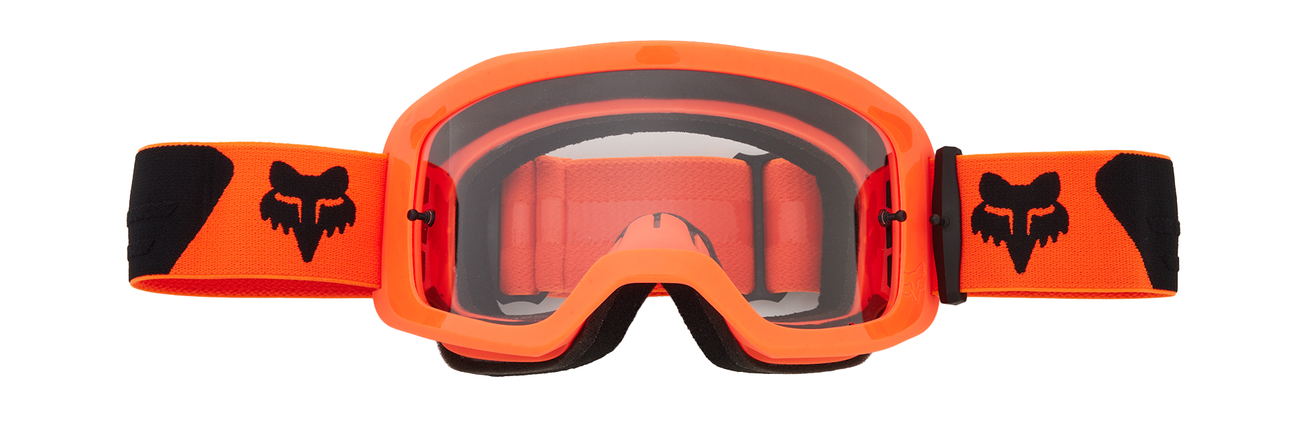 Fox Crossbril Main II Core - Flo Oranje - Clear Lens