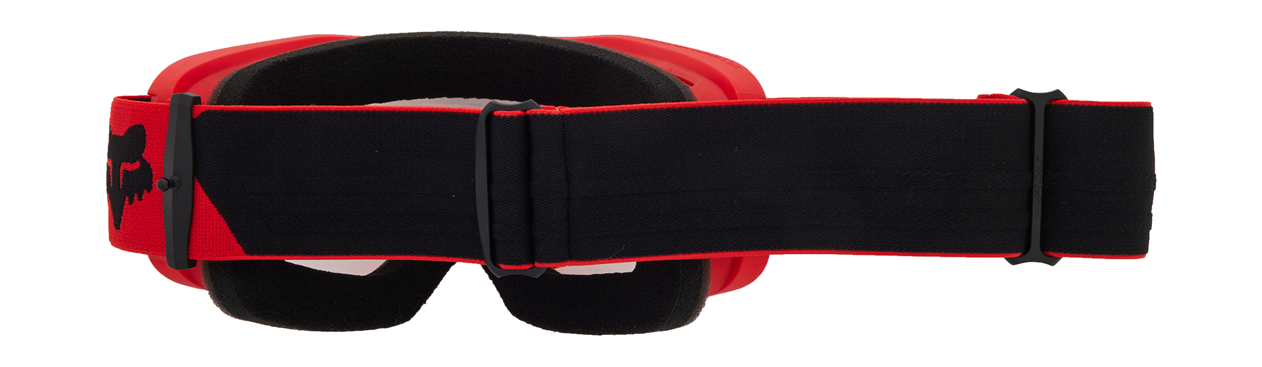 Fox Crossbril Main II Core - Flo Rood / Zwart - Clear Lens