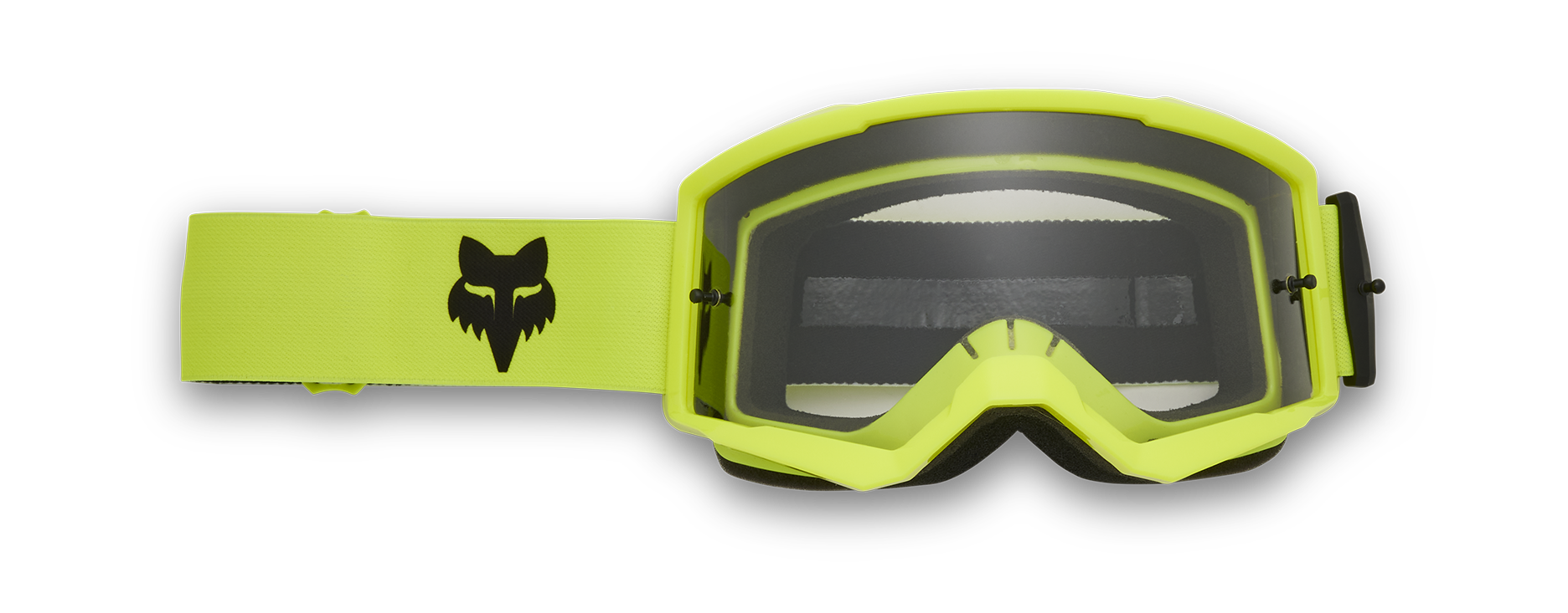 Fox Crossbril Main II Core - Fluo Geel - Clear Lens