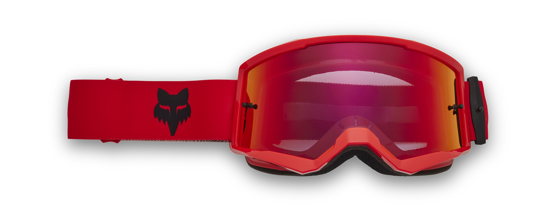 Fox Crossbril Main II Core - Fluo Rood - Rood Spark Lens