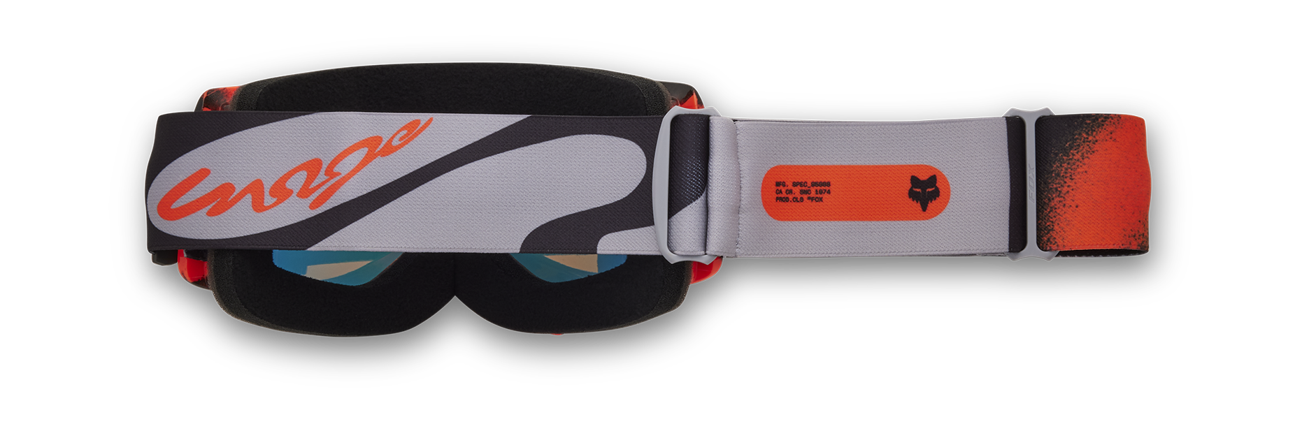 Fox Crossbril Main II Emotion - Steel Grijs - Oranje Spark Lens