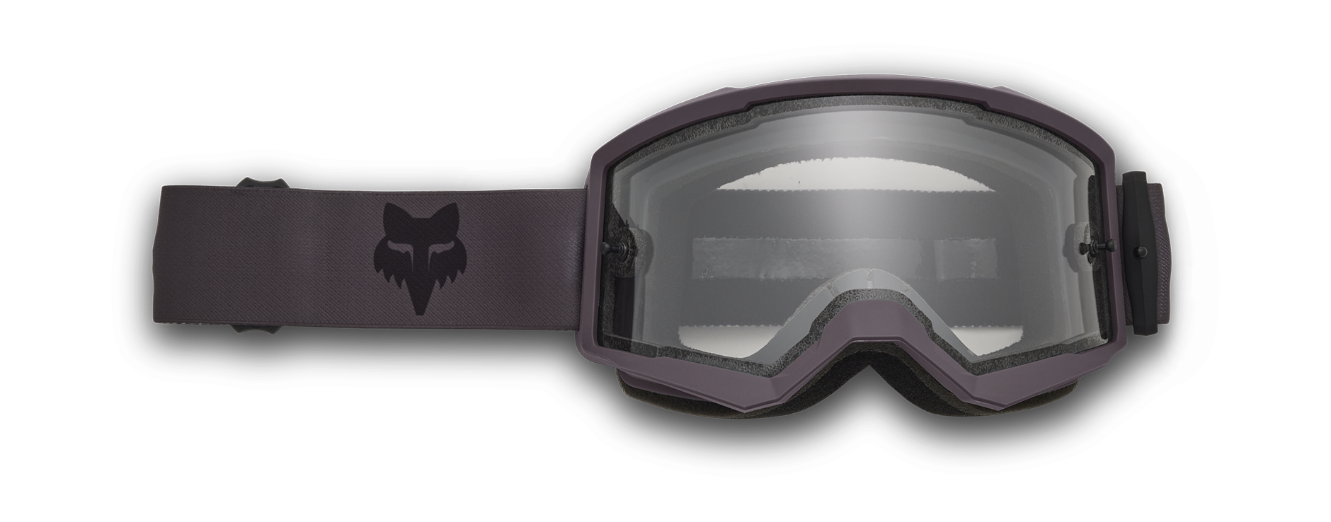 Fox Crossbril Main II Enduro - Donker Shadow - Clear Lens