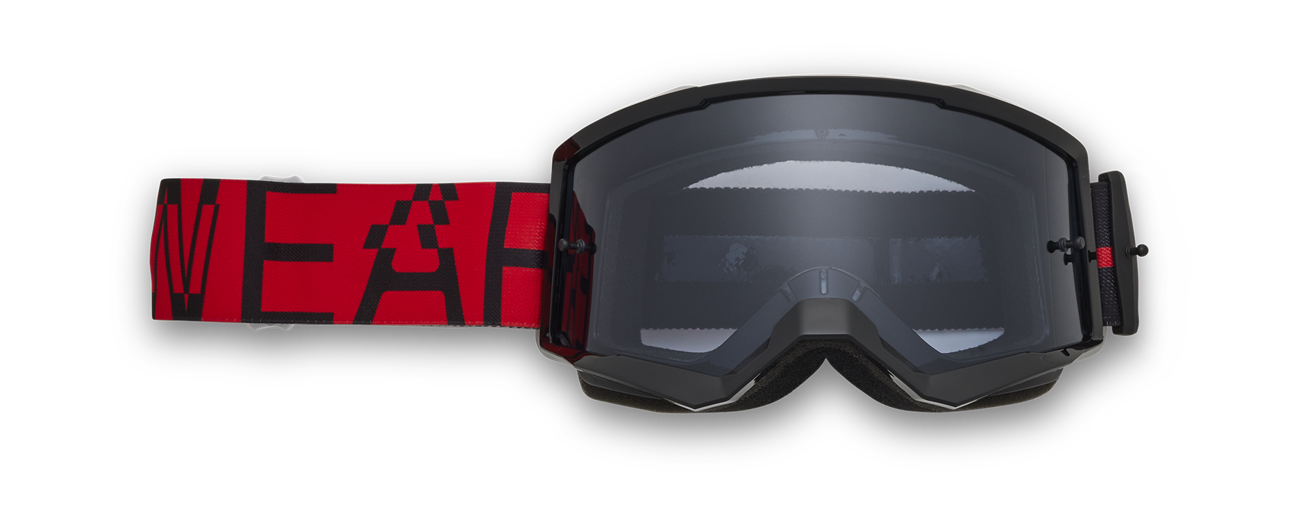 Fox Crossbril Main II Race Spec - Fluo Rood - Grijs Lens