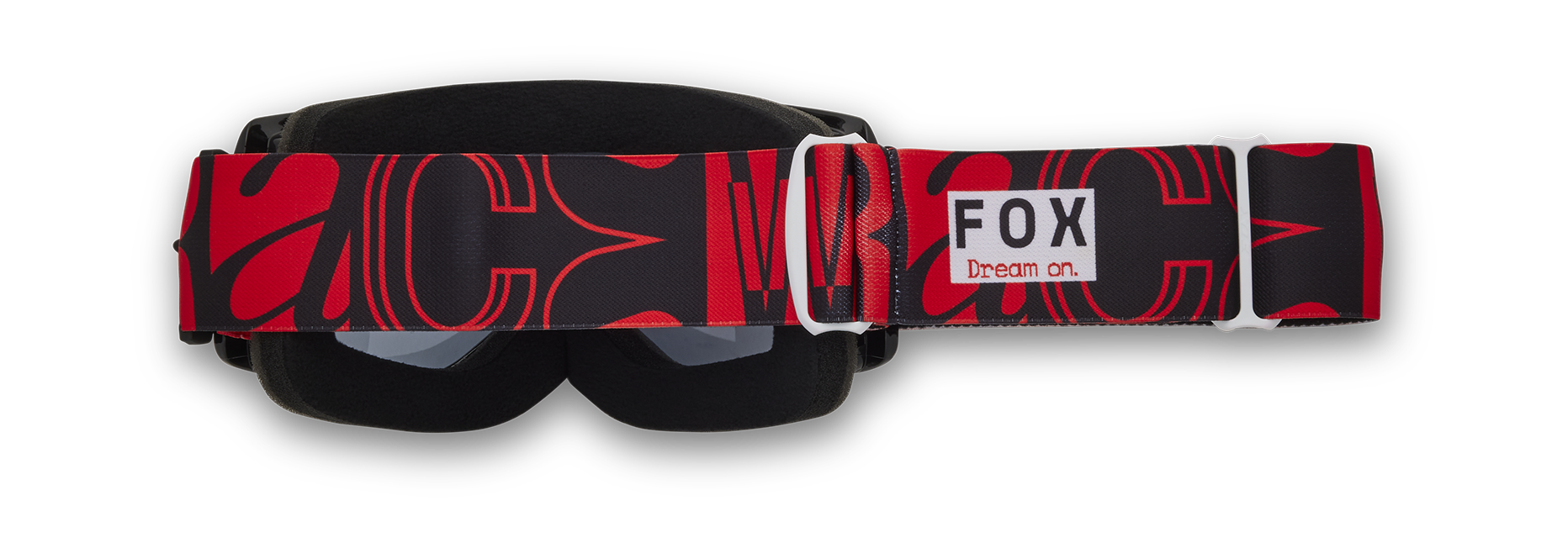 Fox Crossbril Main II Race Spec - Fluo Rood - Grijs Lens