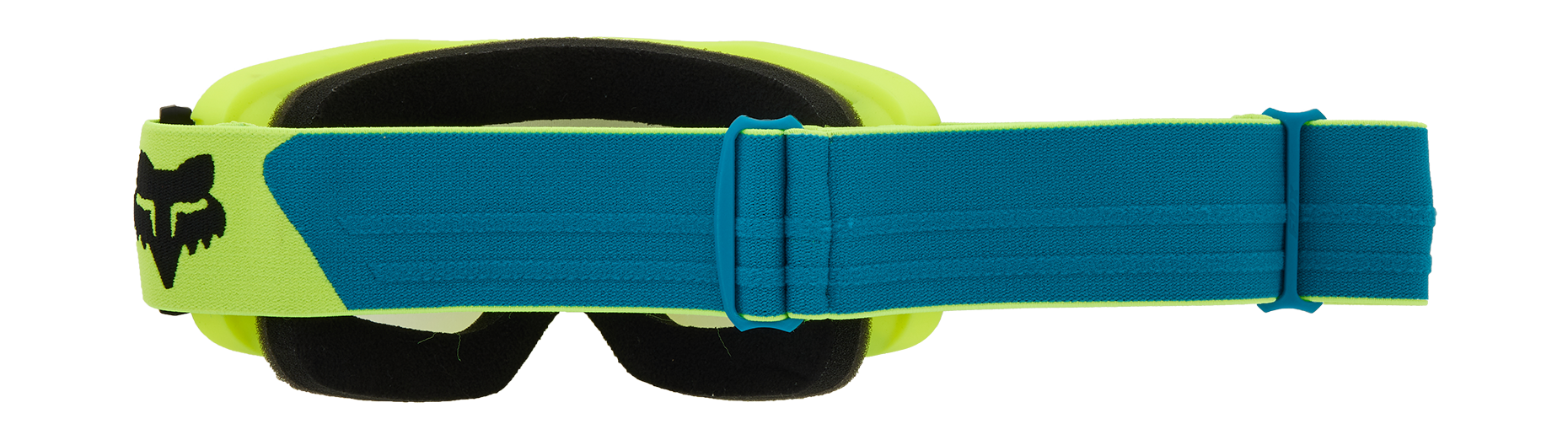 Fox Crossbril Main II Sand - Flo Geel - Clear Lens