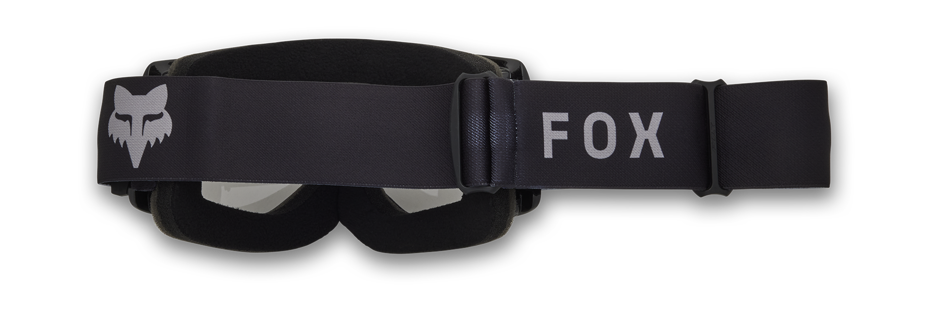 Fox Crossbril Main II Sand - Zwart - Clear Lens