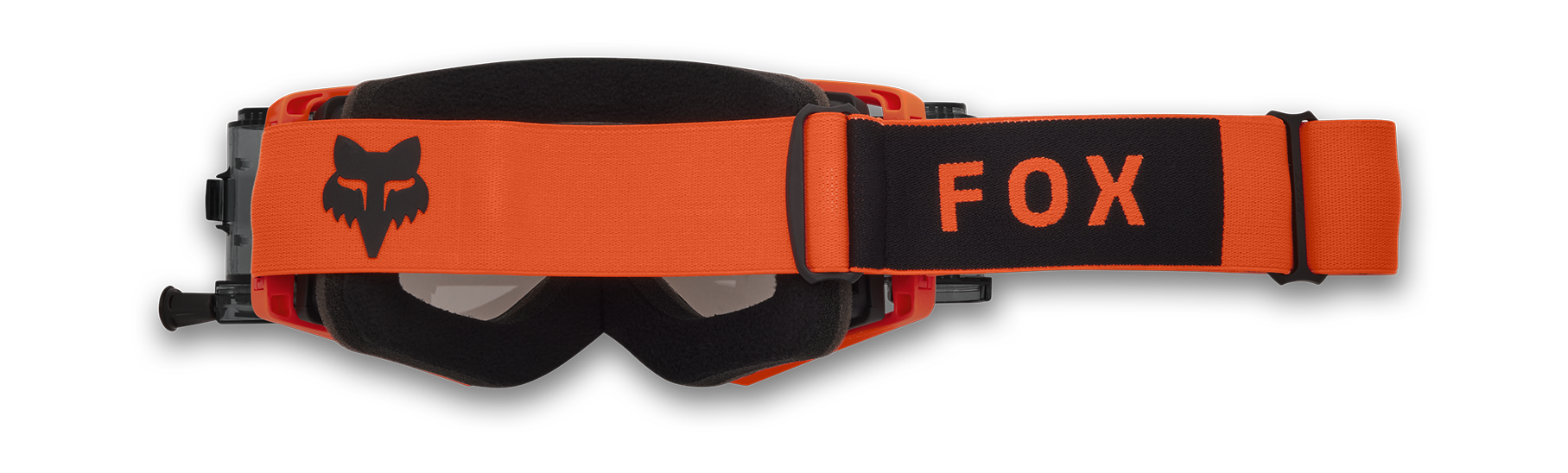 Fox Crossbril Roll-Off Airspace II - Fluo Oranje - Clear Lens