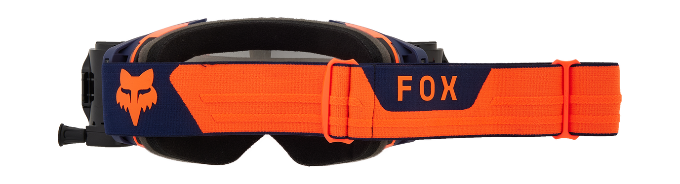 Fox Crossbril Roll-Off Vue - Navy / Oranje - Clear Lens