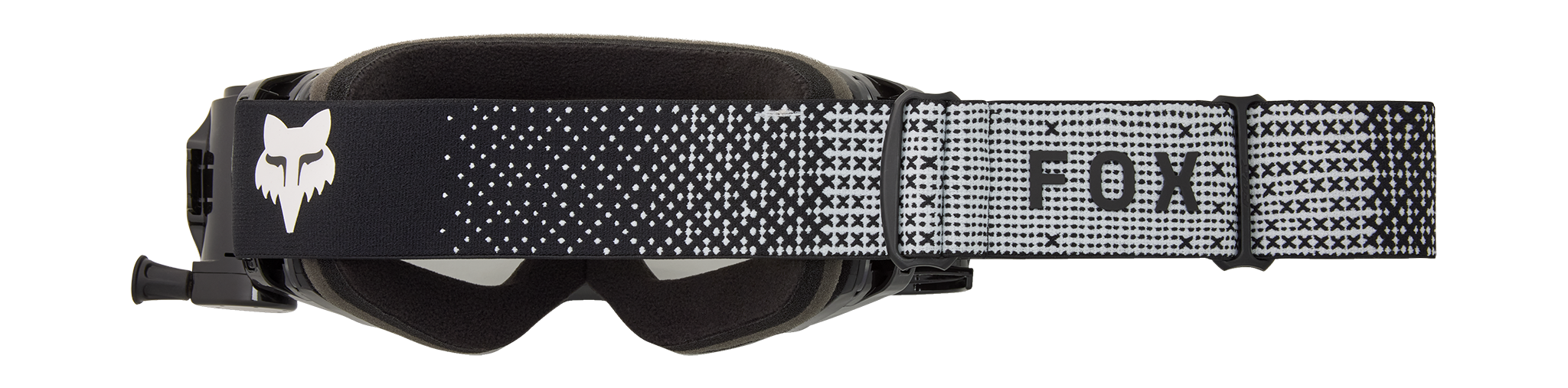 Fox Crossbril Roll-Off Vue - Zwart - Clear Lens