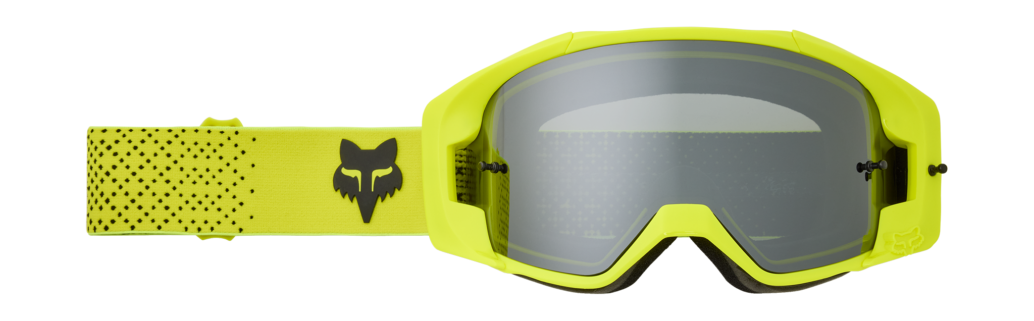 Fox Crossbril Vue Core - Fluo Geel - Chrome Spark Lens