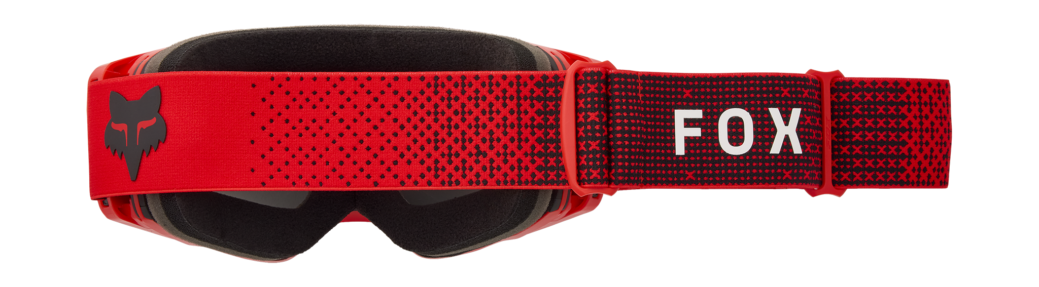 Fox Crossbril Vue Core - Fluo Rood - Chrome Spark Lens