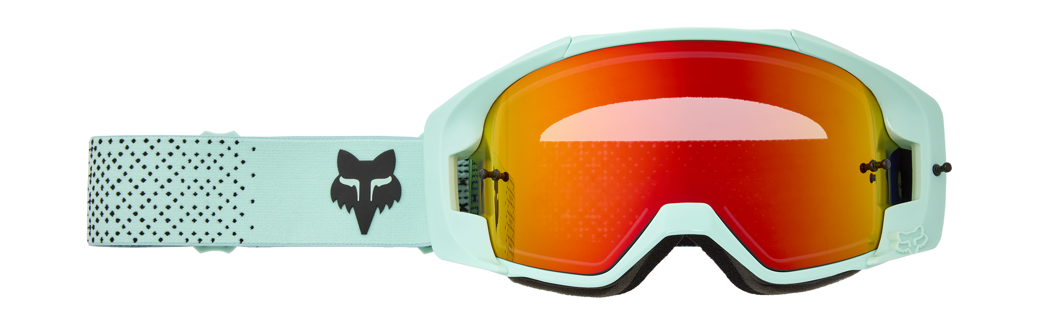 Fox Crossbril Vue Core - Turquoise - Injected Vivid Rood Lens
