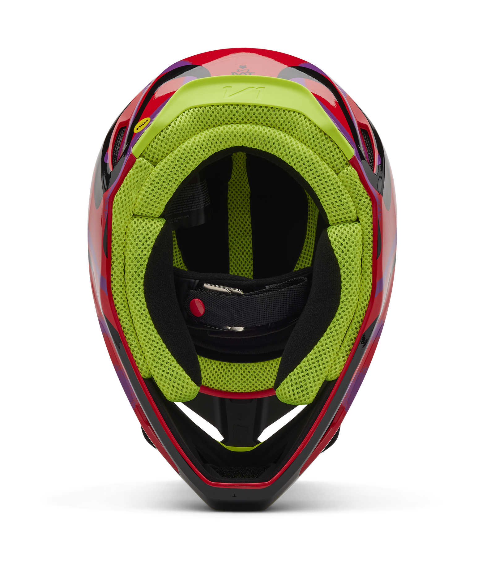 Fox Crosshelm V1 Emotion - Fluo Rood
