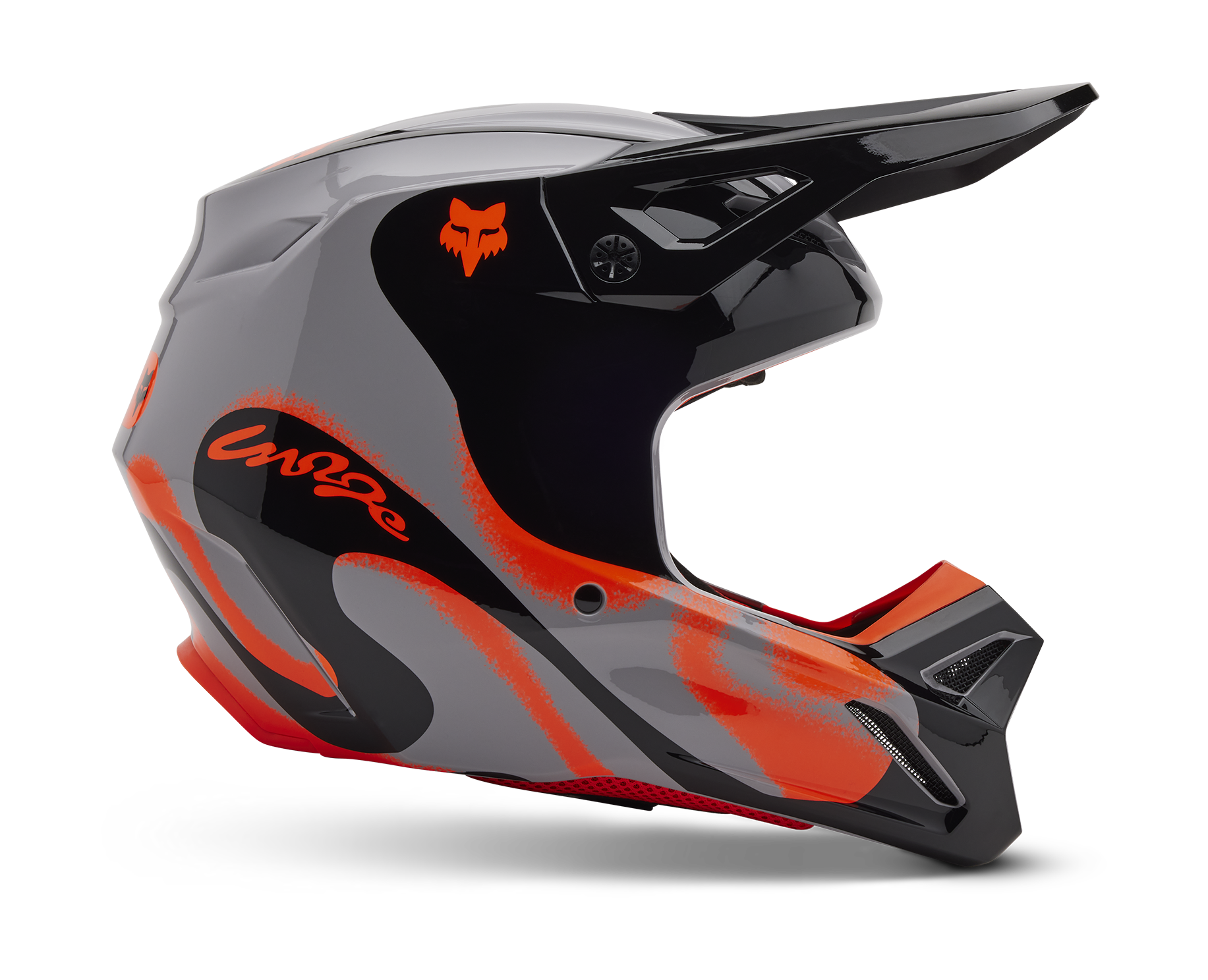 Fox Crosshelm V1 Emotion - Steel Grijs