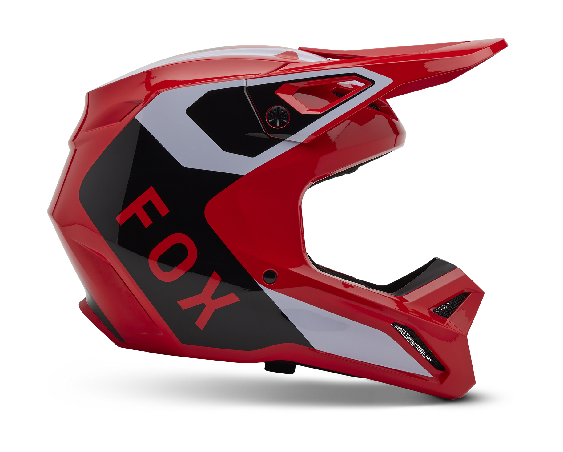 Fox Crosshelm V1 Lean - Flo Rood