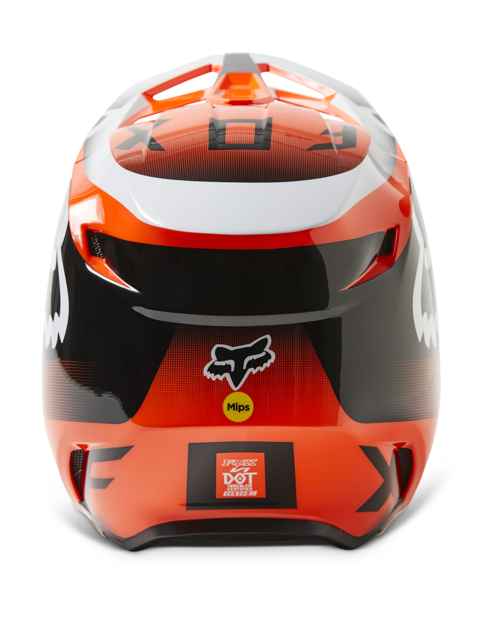 Fox Crosshelm V1 Leed - Fluo Oranje