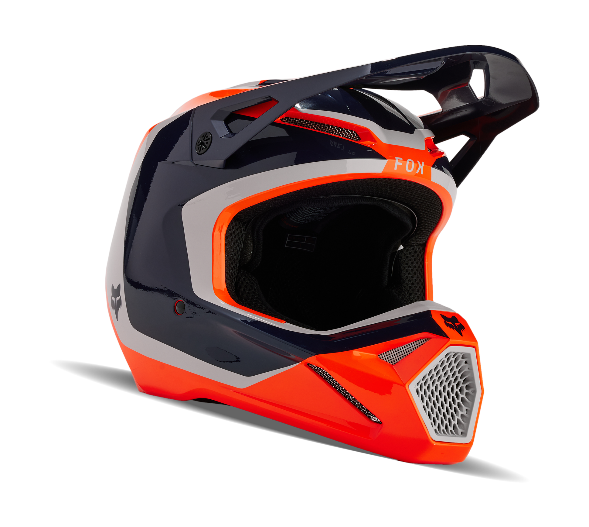 Fox Crosshelm V1 Nitro - Flo Oranje