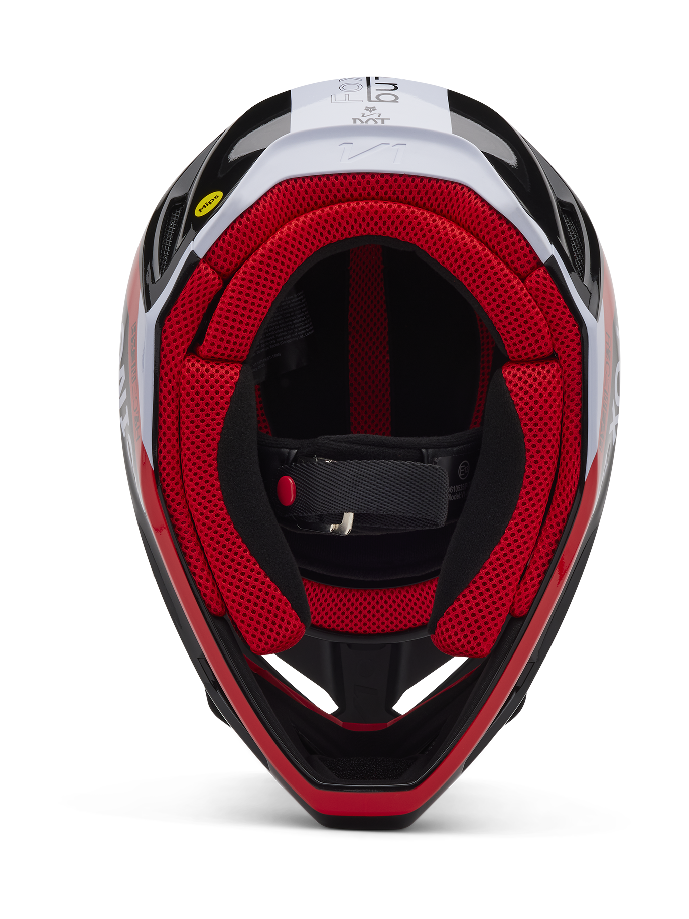 Fox Crosshelm V1 Race Spec - Fluo Rood