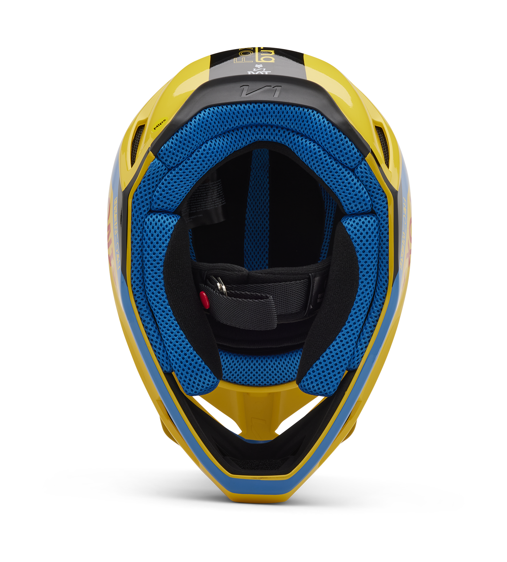 Fox Crosshelm V1 Race Spec - Geel