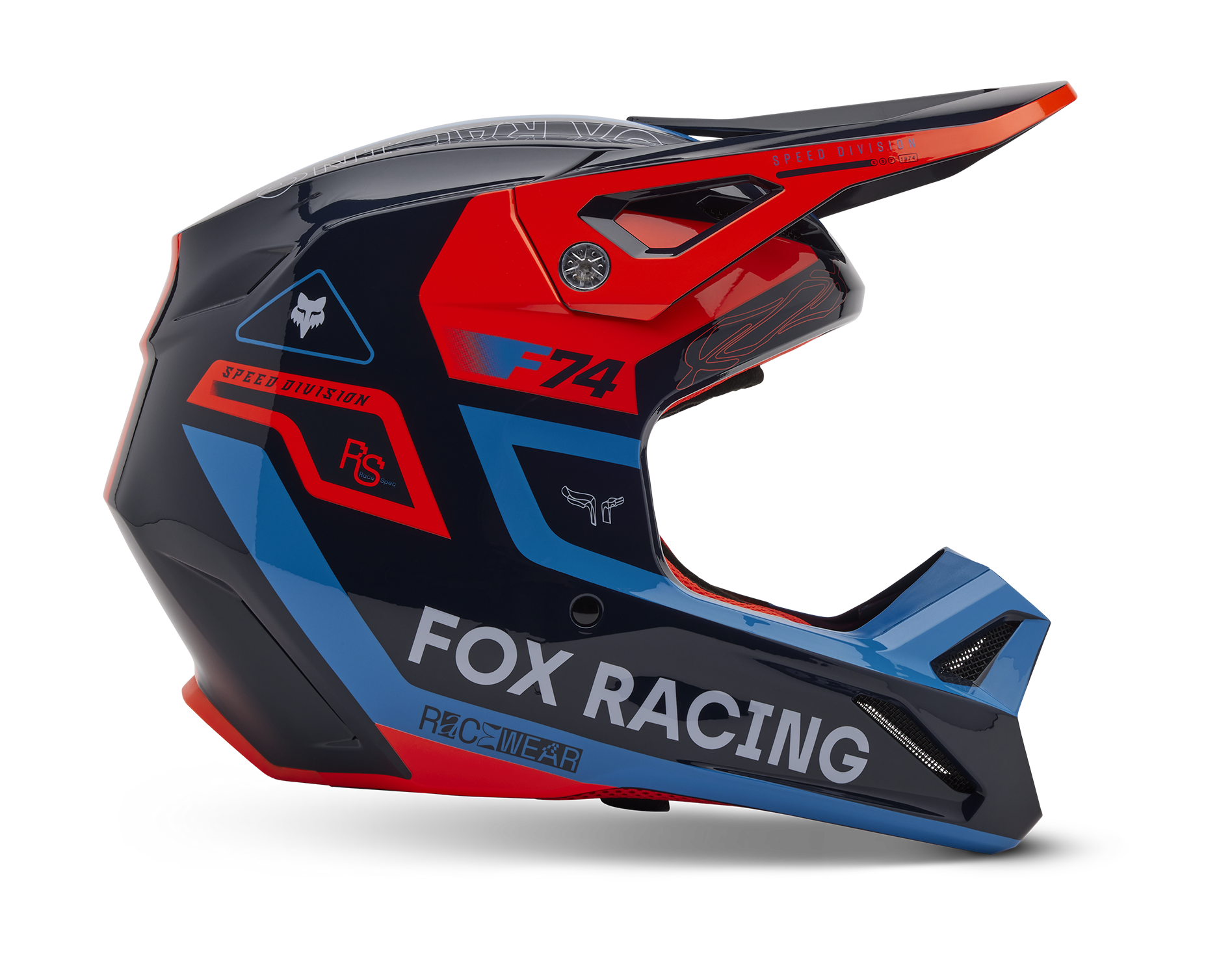 Fox Crosshelm V1 Race Spec - Midnight