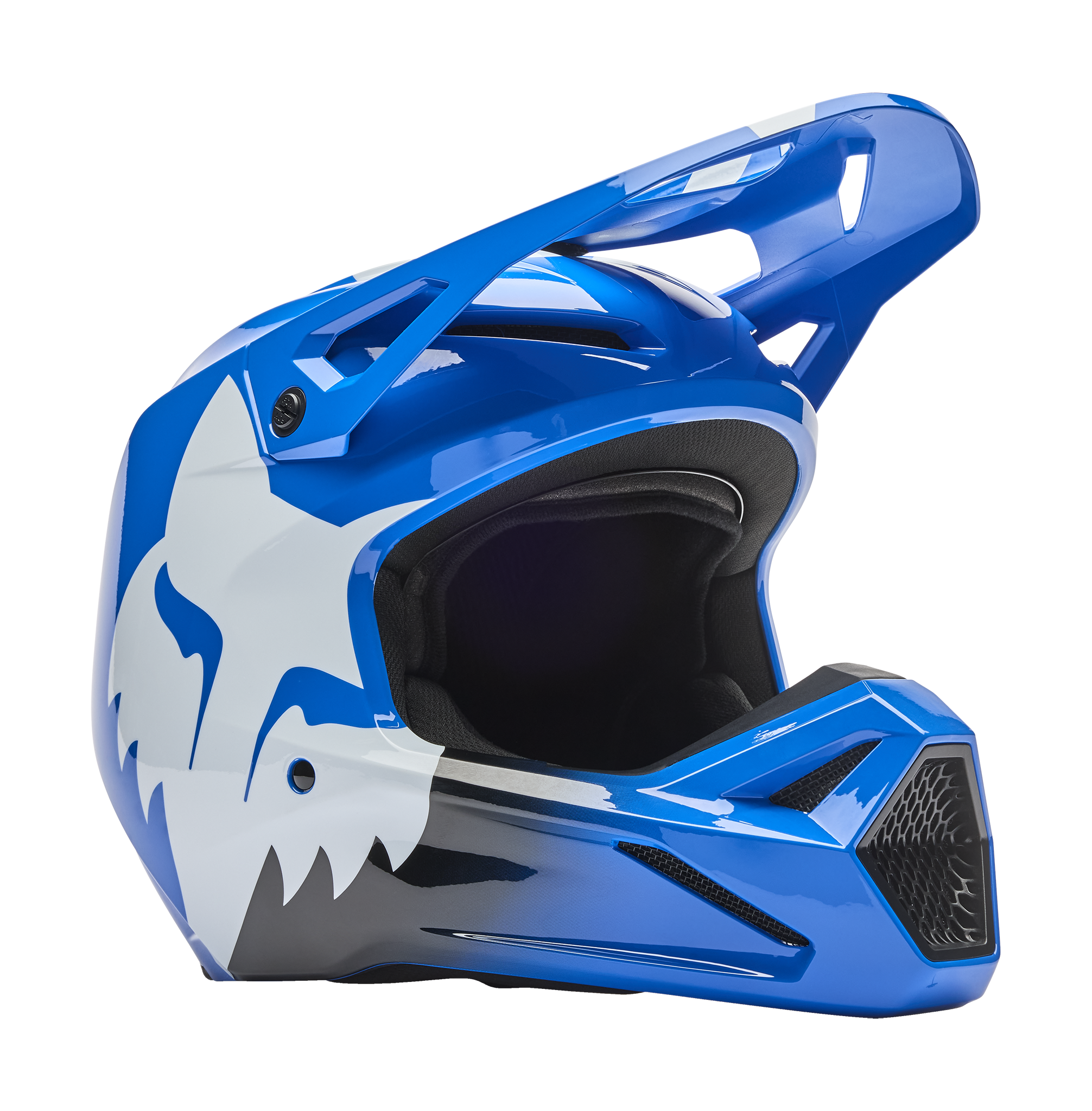 Fox Crosshelm V1 Shield - Blauw