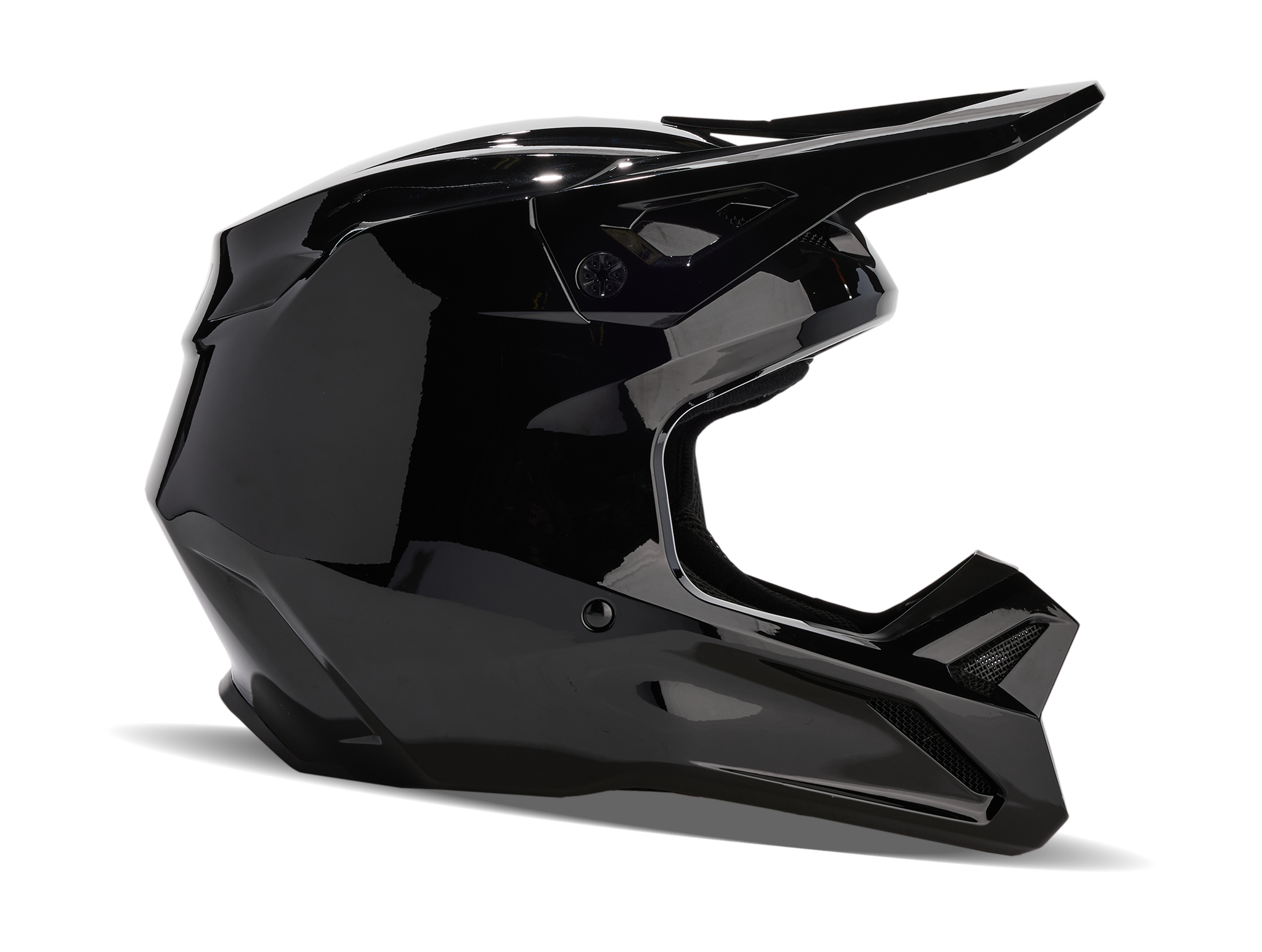 Fox Crosshelm V1 Solid - Zwart