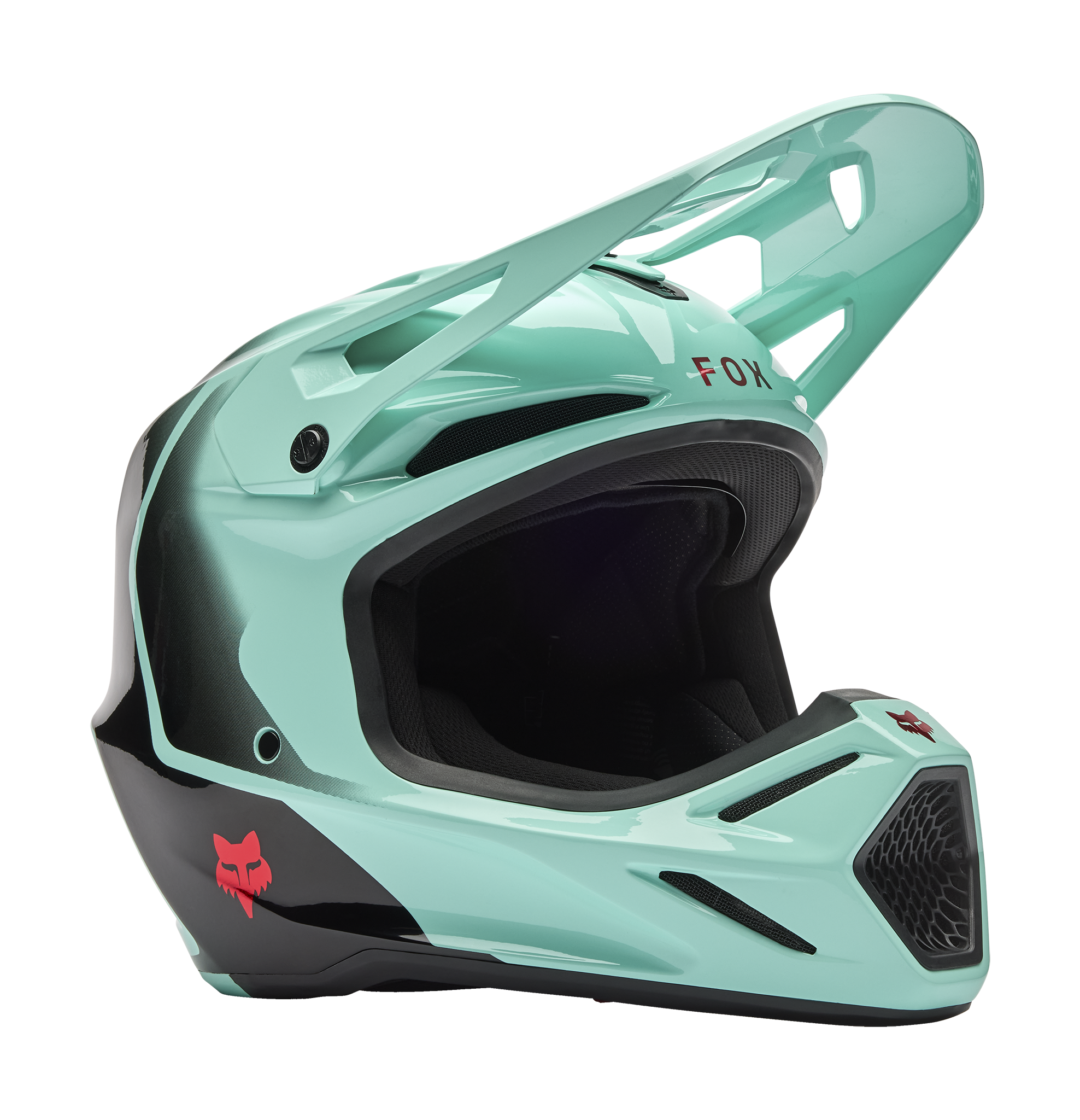 Fox Crosshelm V3 Drip - Turquoise