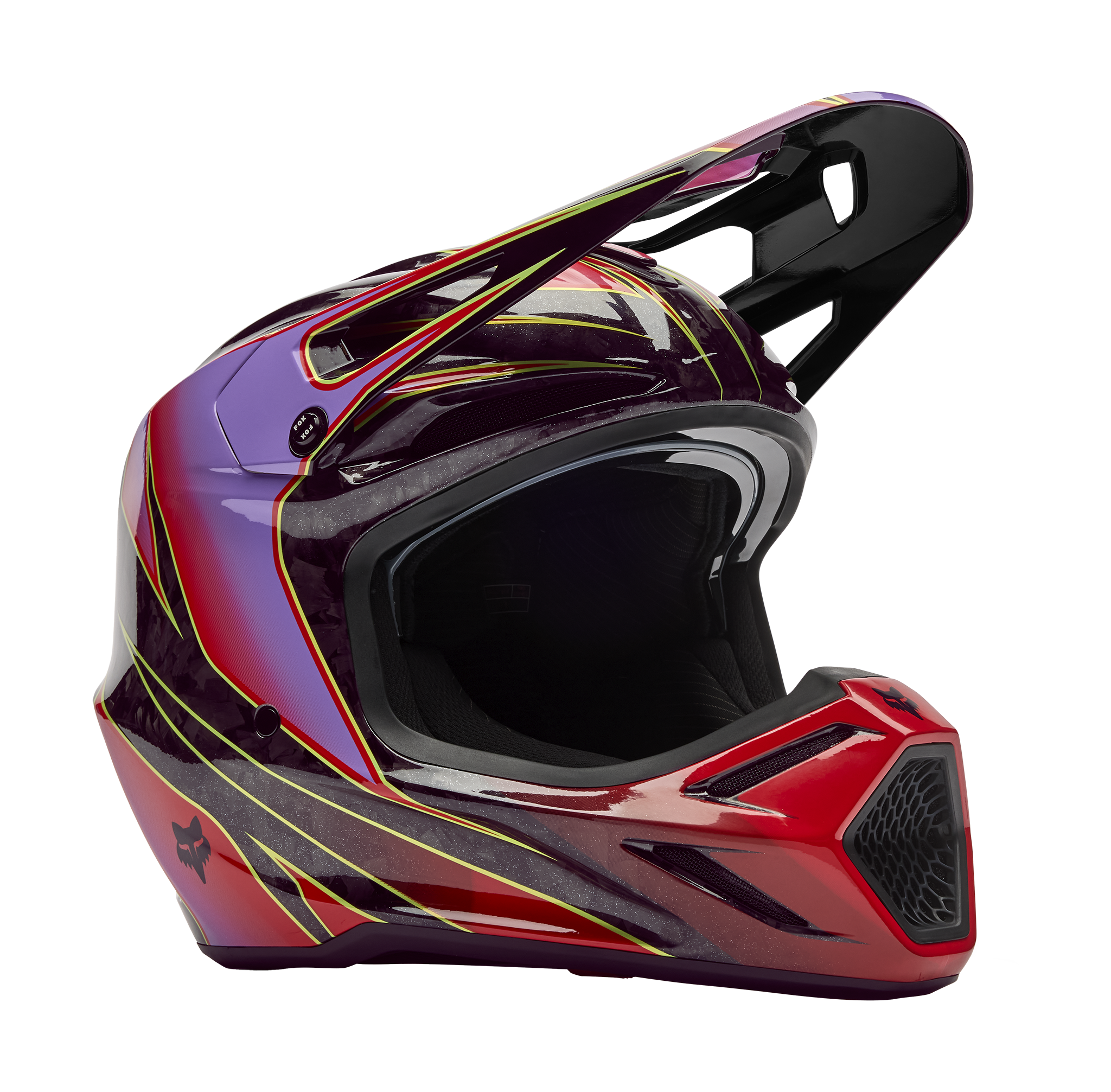 Fox Crosshelm V3 RS Canvas - Rood