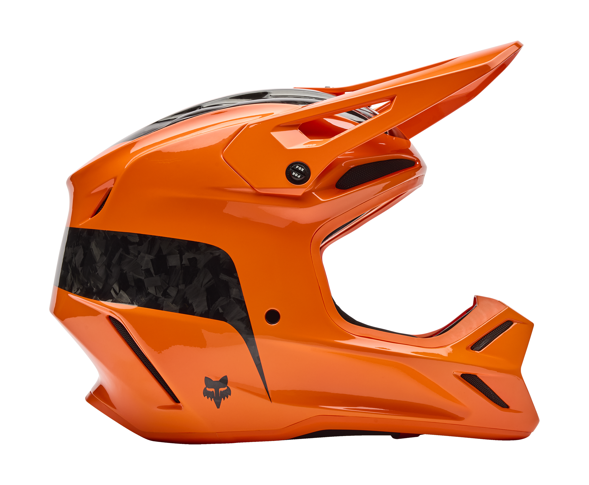 Fox Crosshelm V3 RS Fracture - Fluo Oranje