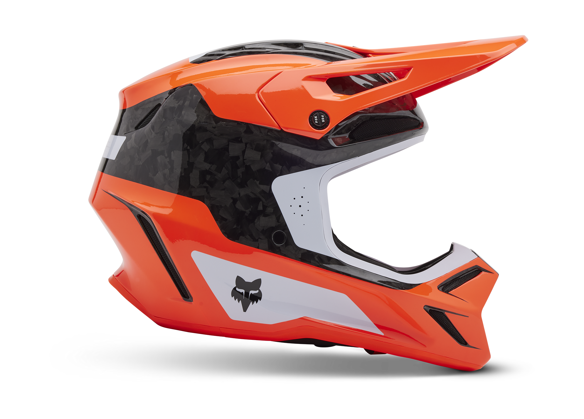 Fox Crosshelm V3 RS Infinite - Flo Oranje