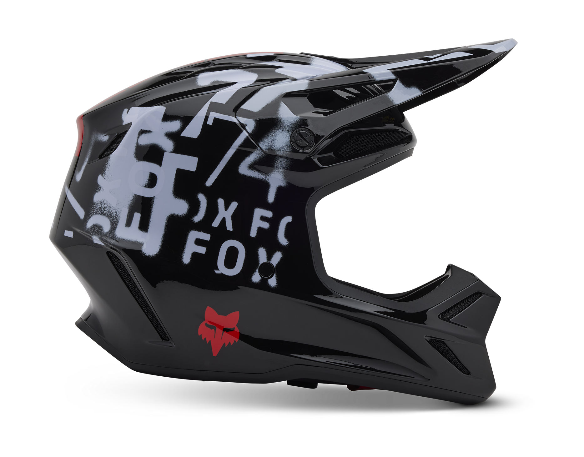 Fox Crosshelm V3 SEVENTY4 - Zwart