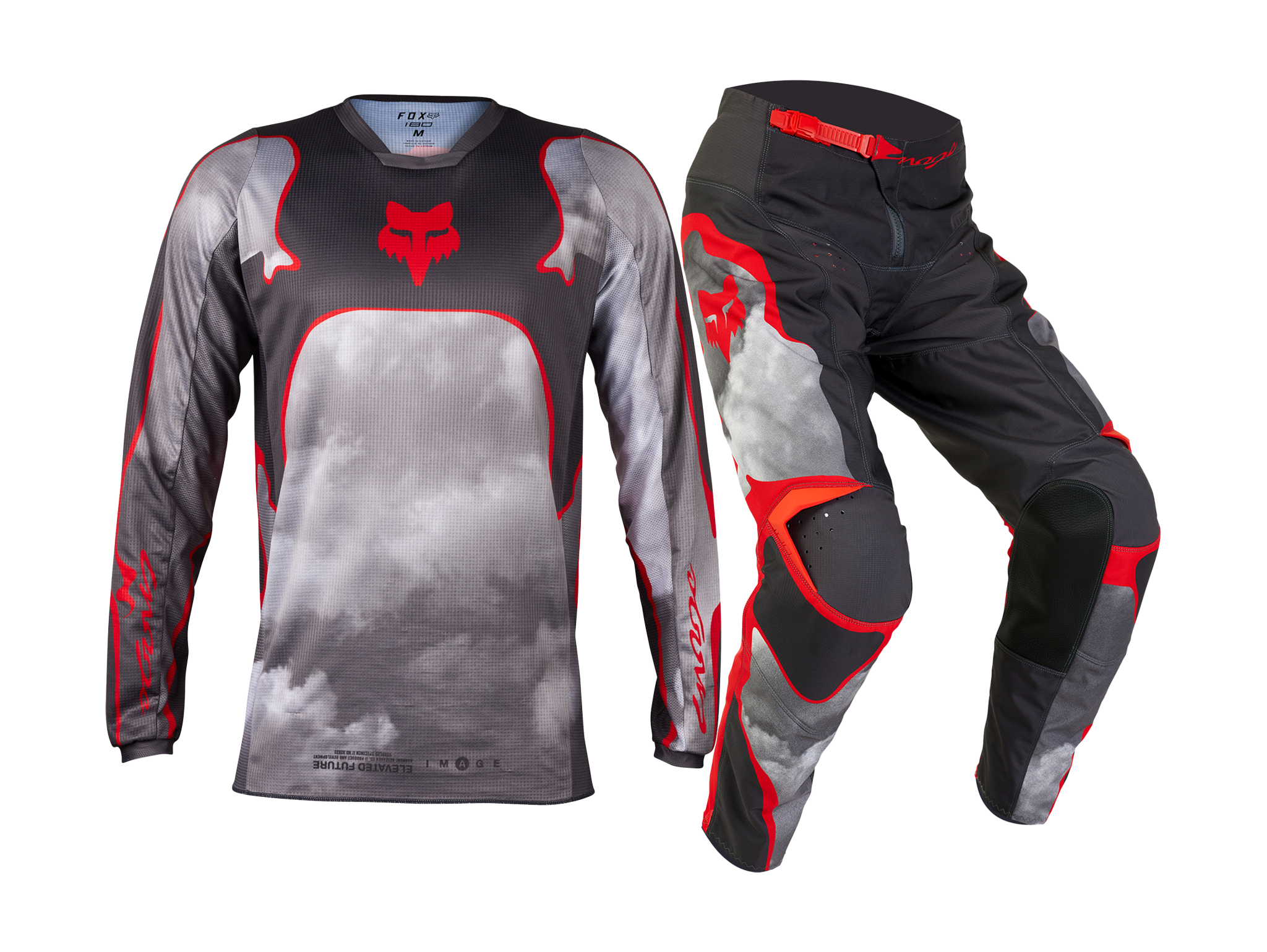 Fox Crosskleding 180 Atlas - Grijs / Rood