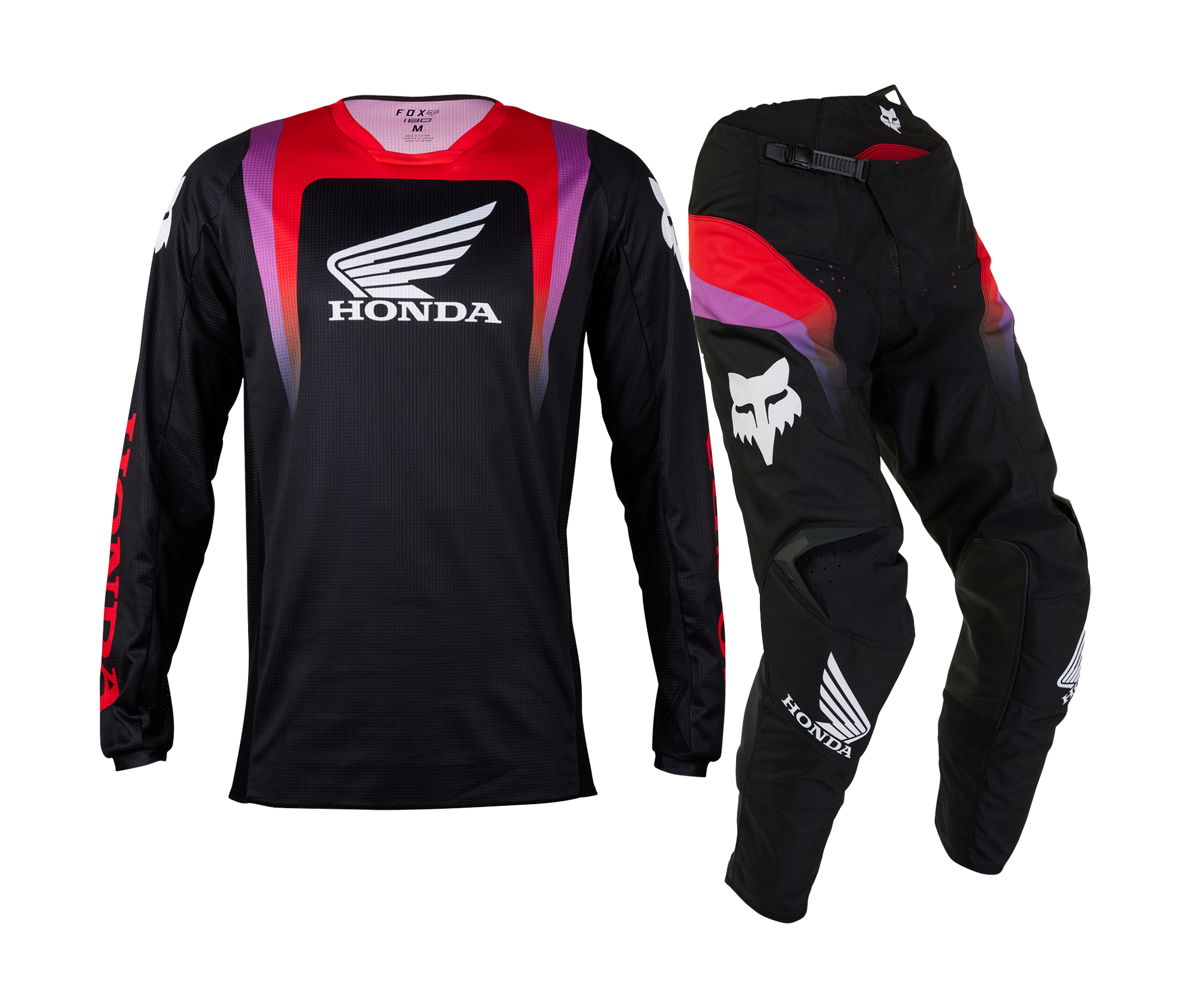 Fox Crosskleding 180 Honda - Multi Zwart