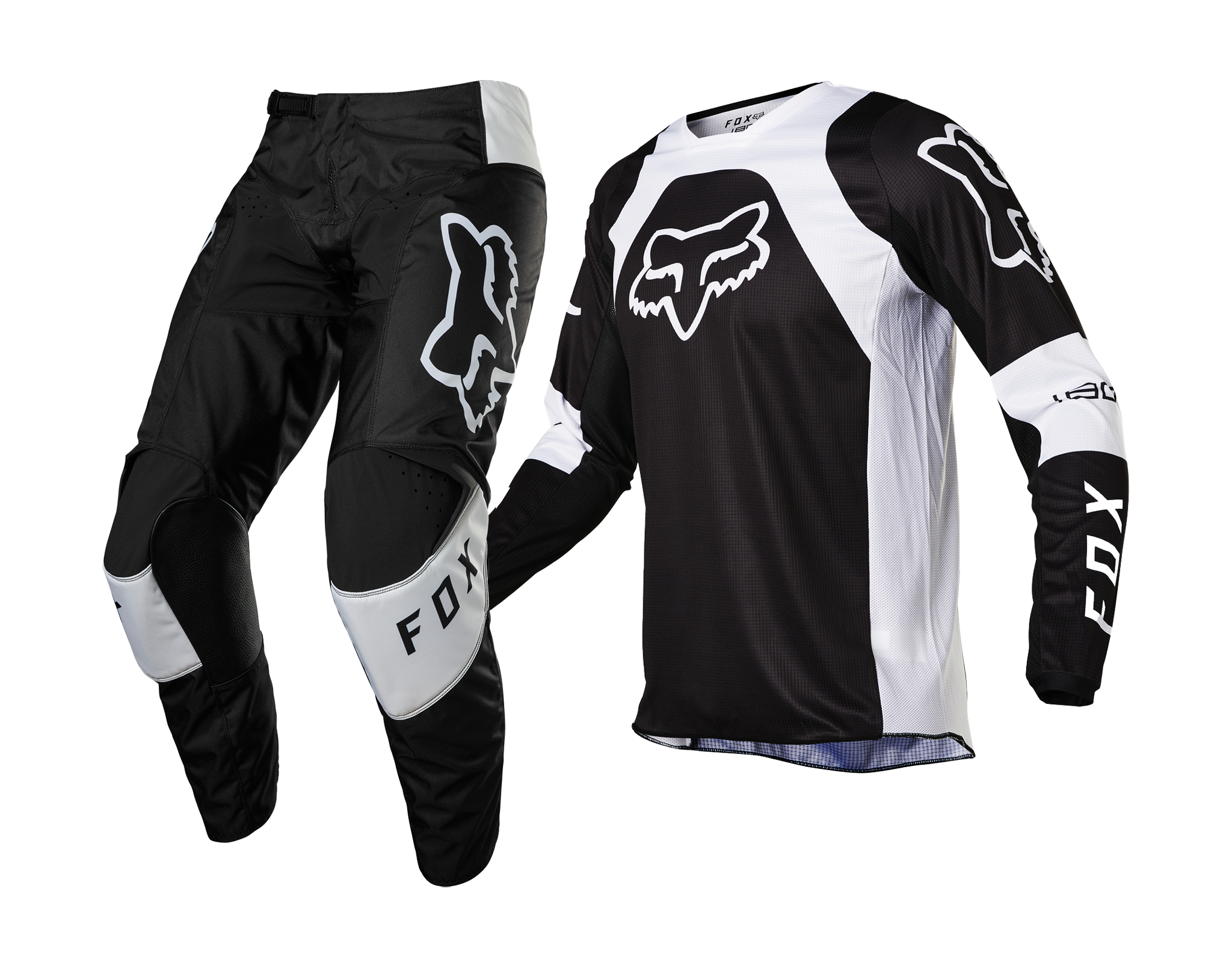 Fox Crosskleding 180 Lux - Zwart / Wit