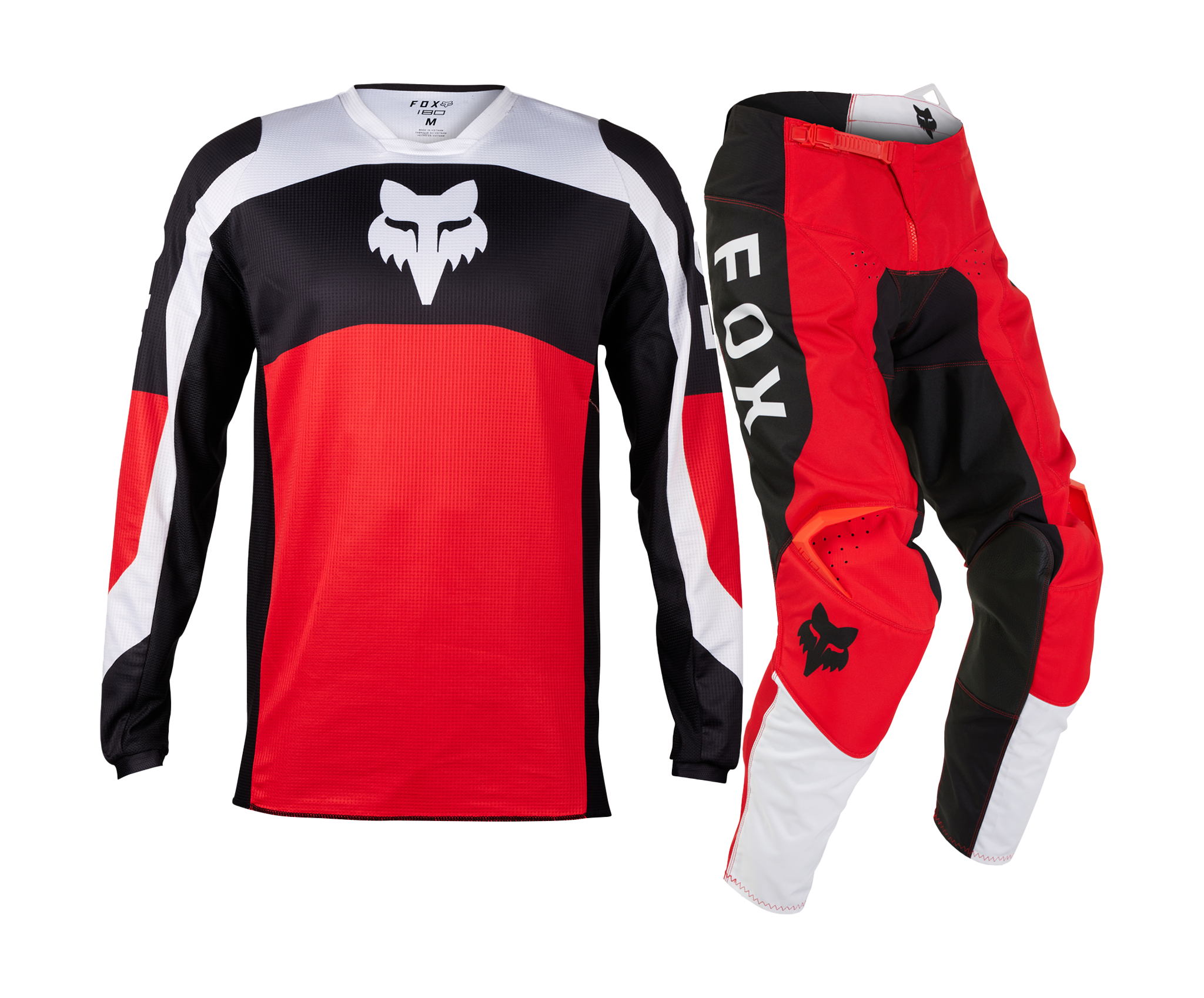 Fox Crosskleding 180 Nitro - Flo Rood