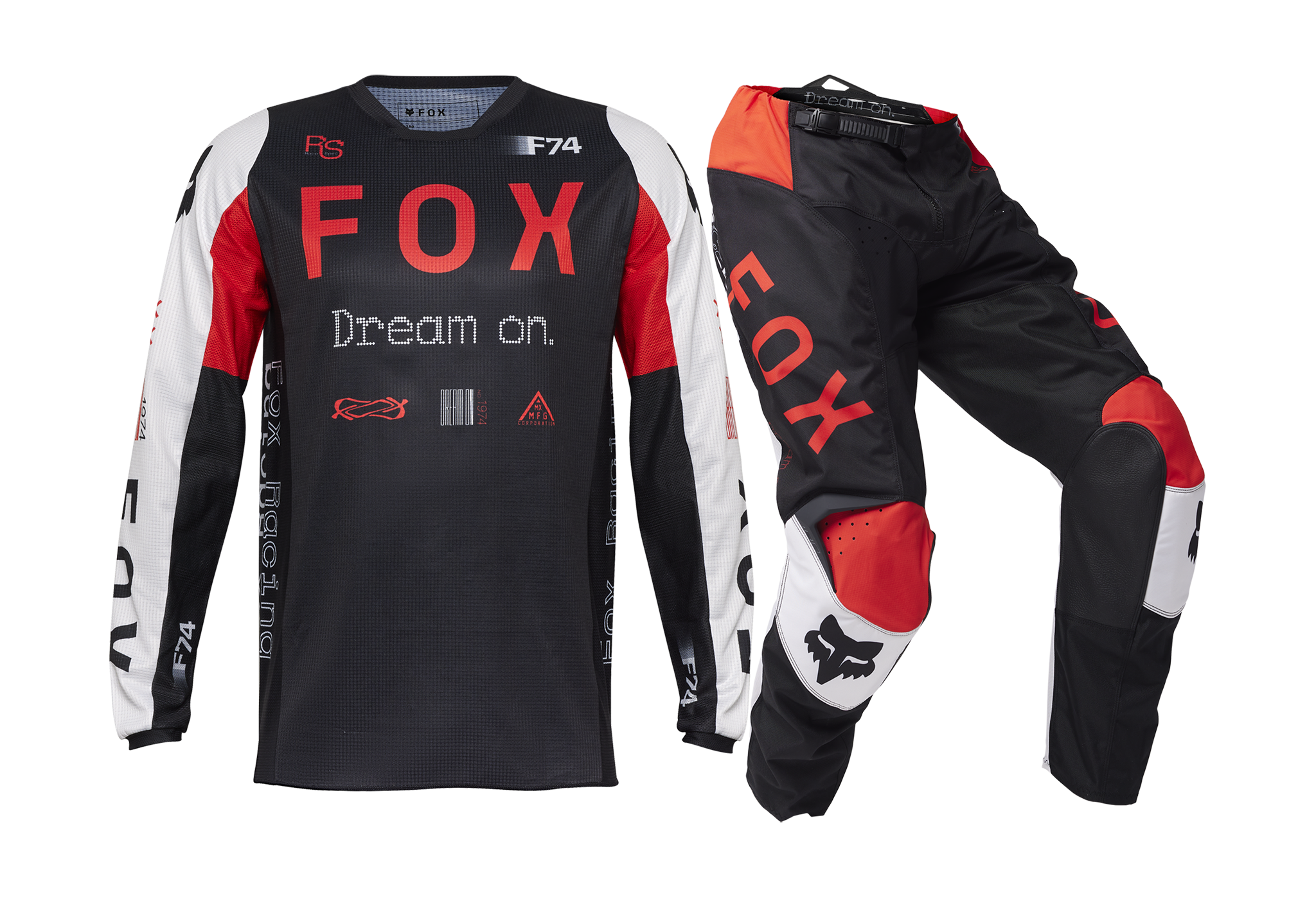 Fox Crosskleding 180 Race Spec - Fluo Rood