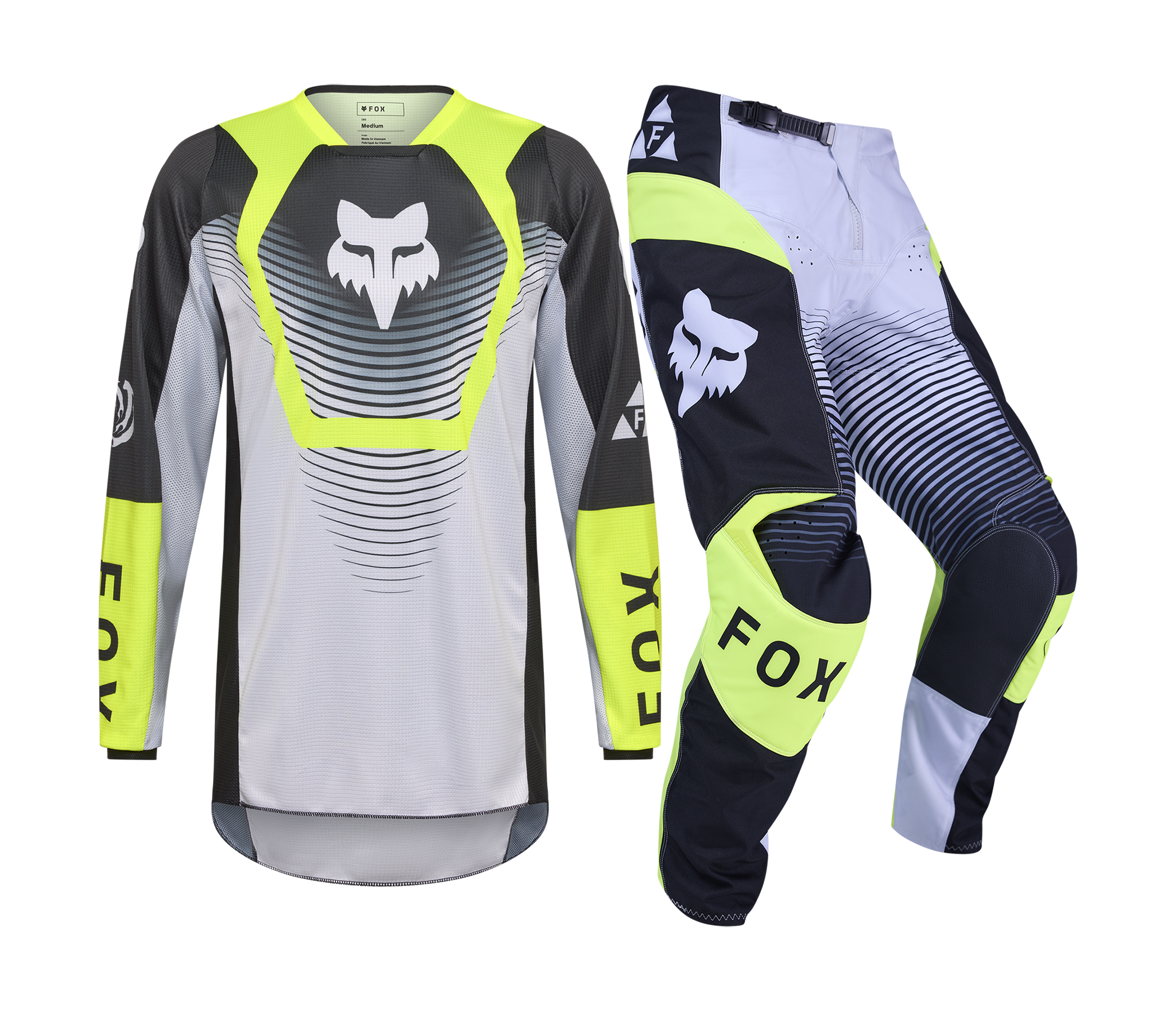 Fox Crosskleding 2026 180 Collect - Grijs / Geel